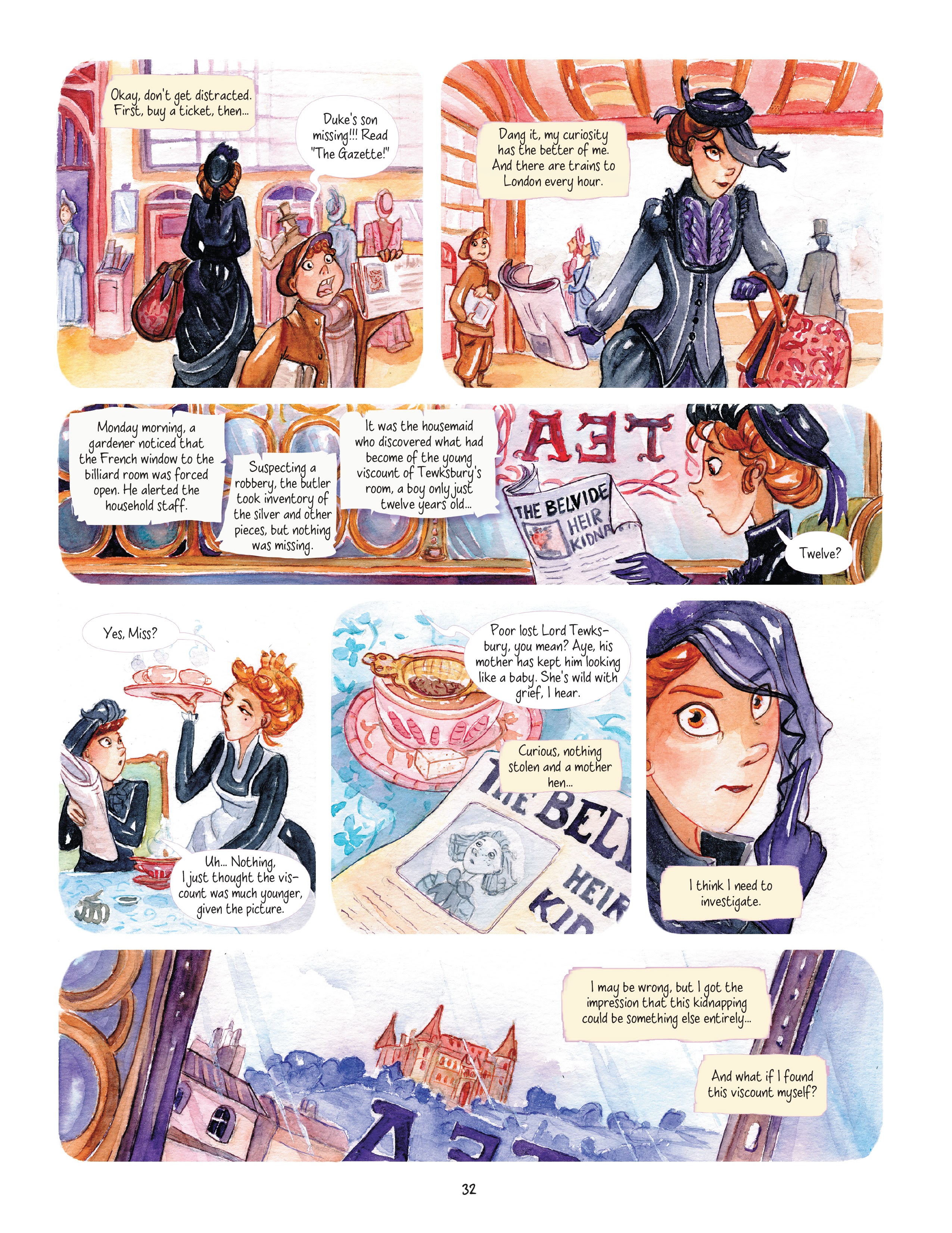 Read online An Enola Holmes Mystery comic -  Issue #1 - 34