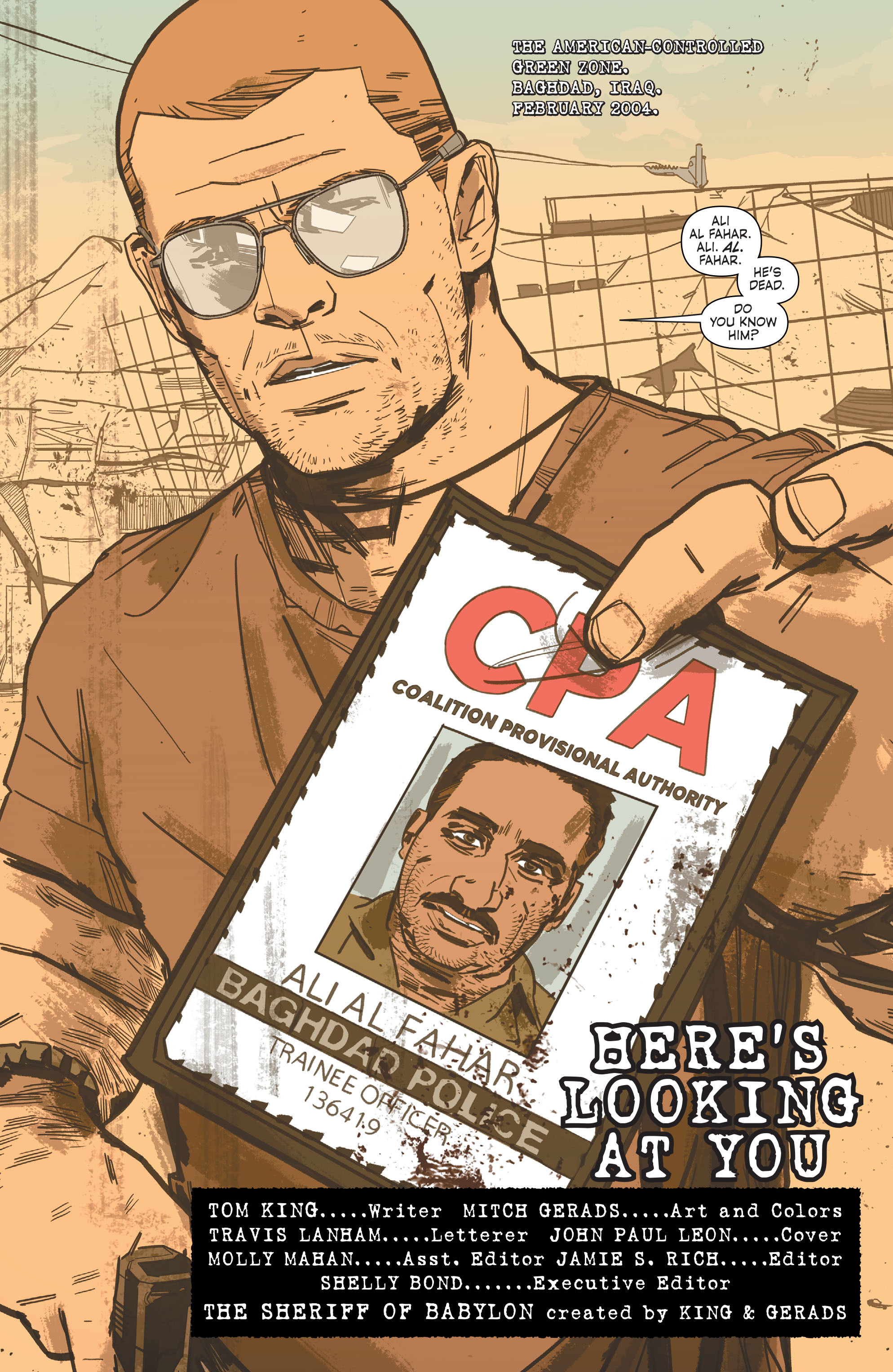 Read online The Sheriff of Babylon comic -  Issue #3 - 2