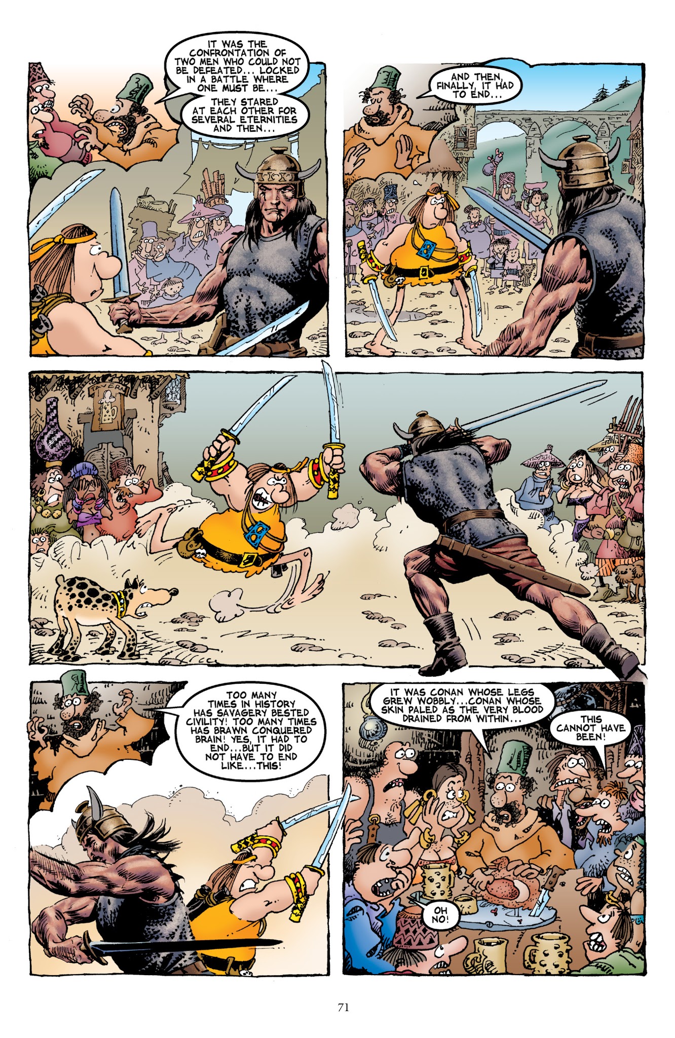 Read online Groo vs. Conan comic -  Issue # TPB - 73