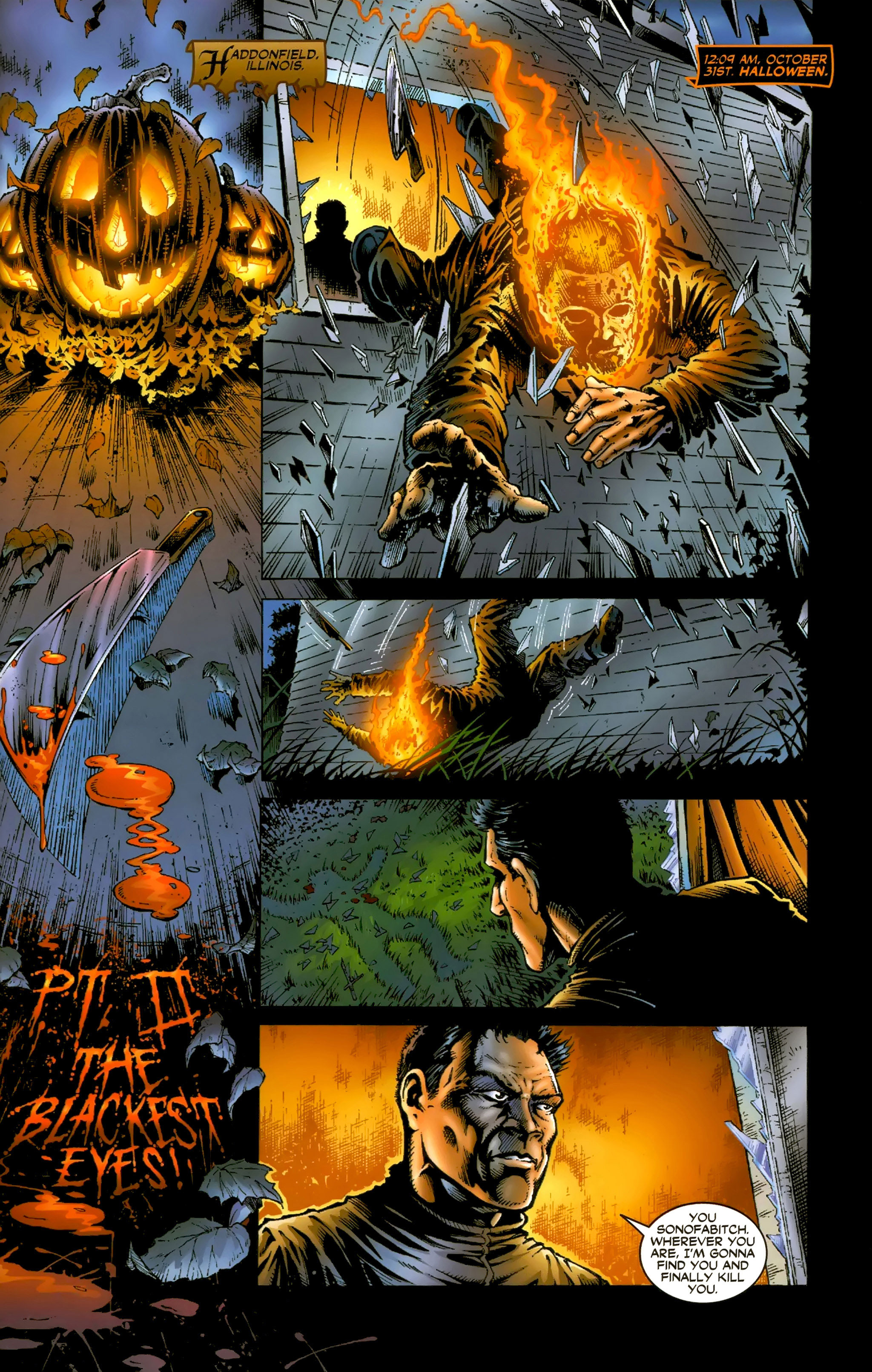 Read online Halloween II: The Blackest Eyes comic -  Issue # Full - 3