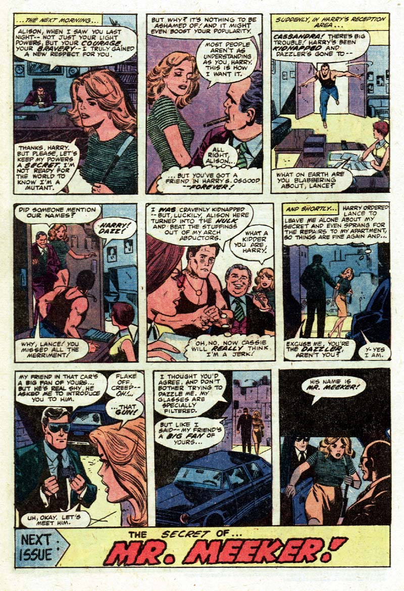 Read online Dazzler (1981) comic -  Issue #8 - 22