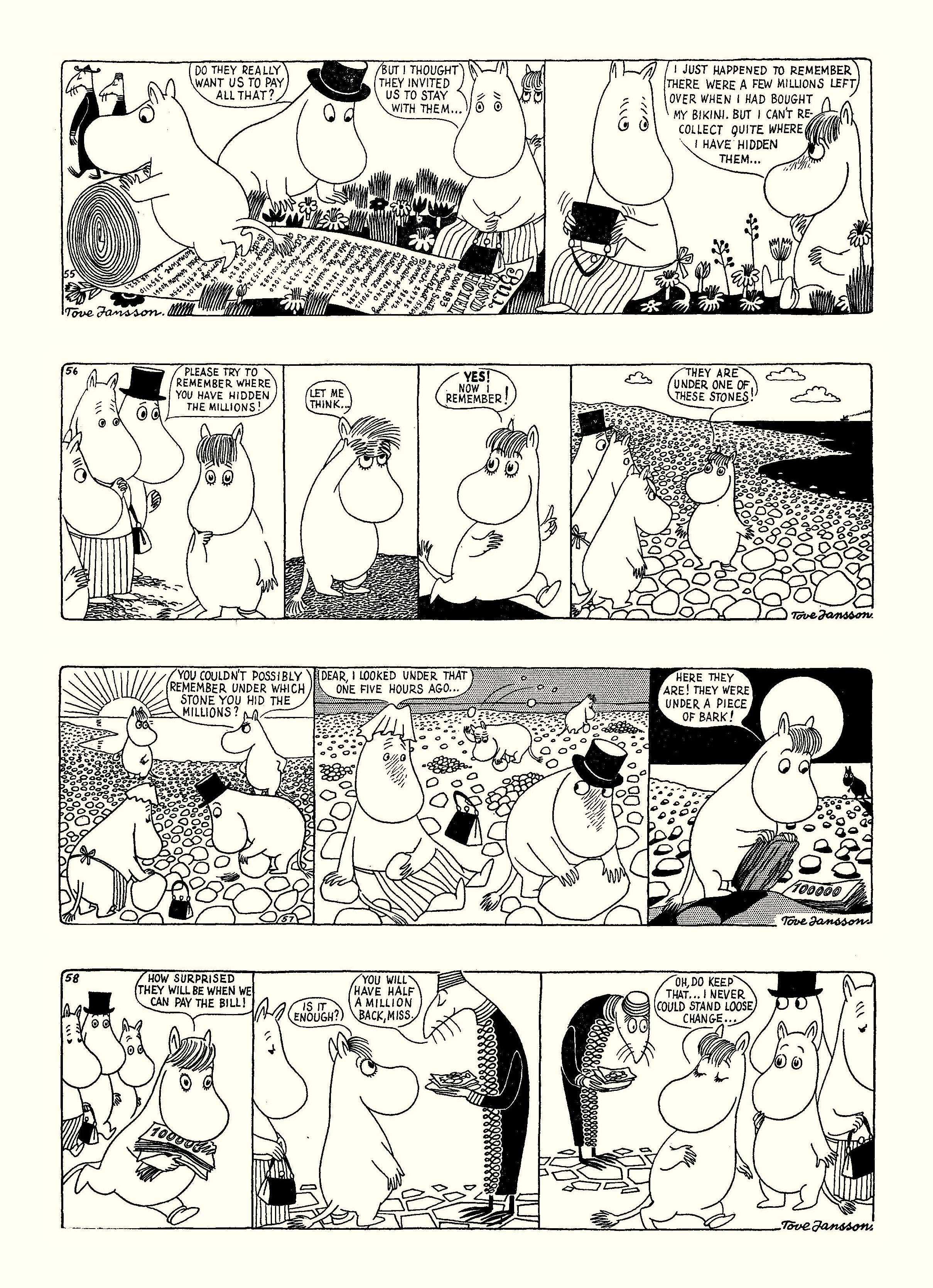 Read online Moomin: The Complete Tove Jansson Comic Strip comic -  Issue # TPB 1 - 62