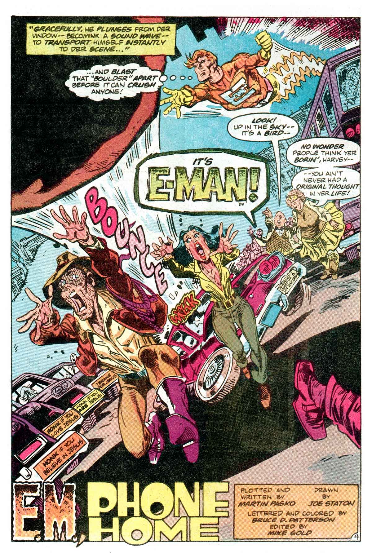 Read online E-Man (1983) comic -  Issue #1 - 6