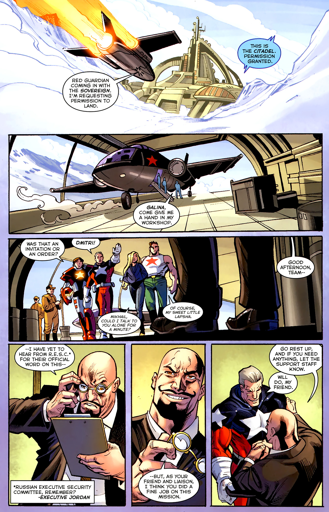 Read online Darkstar & The Winter Guard comic -  Issue #1 - 10