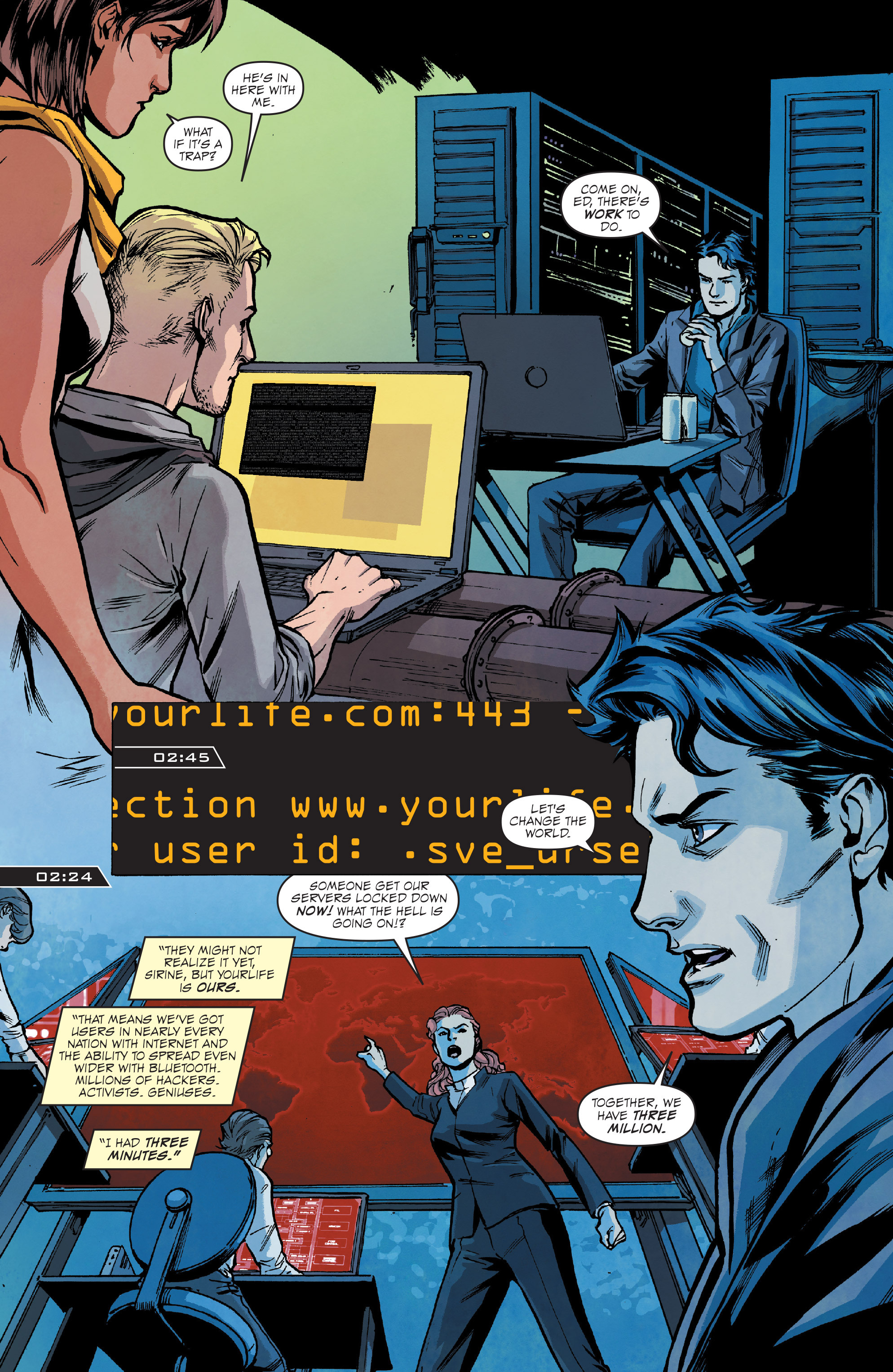 Read online Hacktivist comic -  Issue #4 - 17