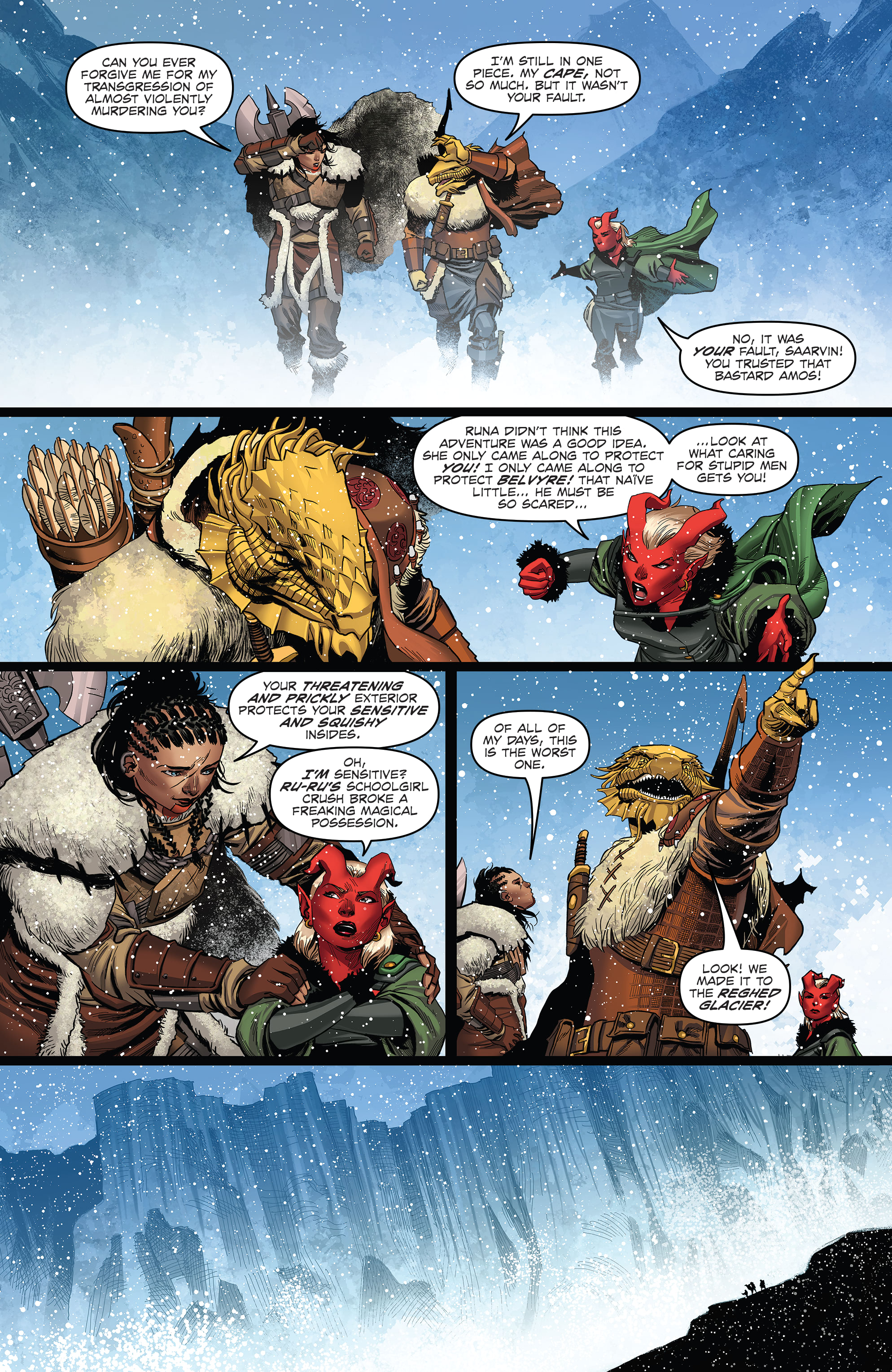 Read online Dungeons & Dragons: At the Spine of the World comic -  Issue #3 - 20