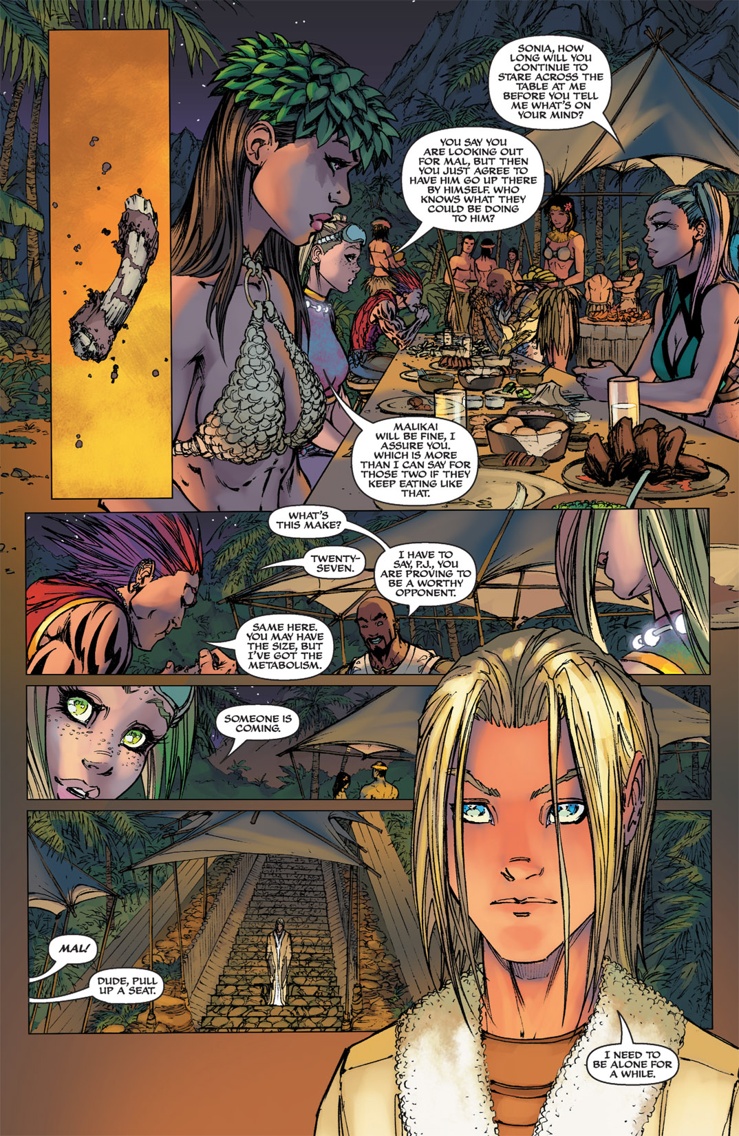 Read online Michael Turner's Soulfire (2003) comic -  Issue #5 - 7