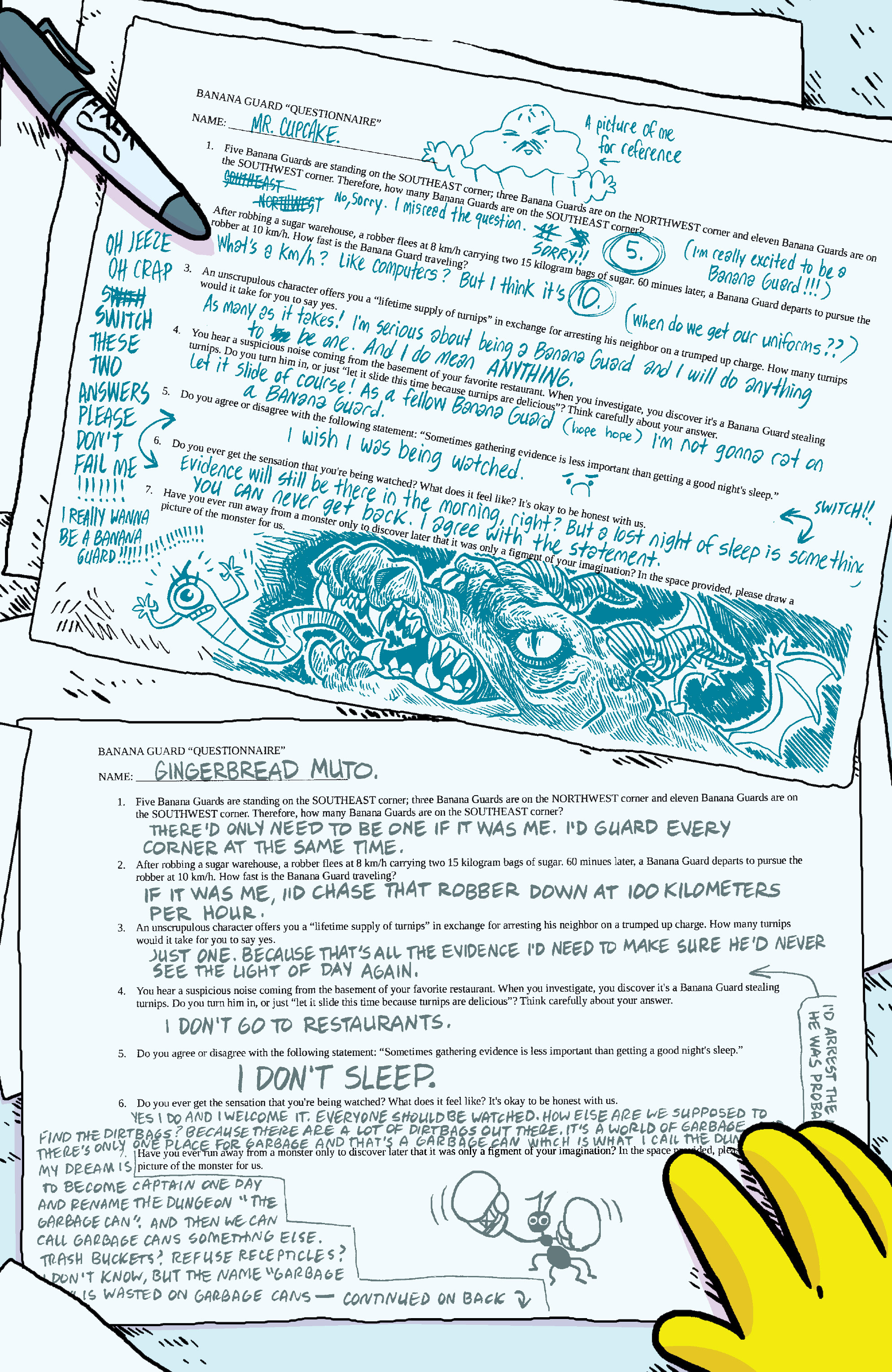 Read online Adventure Time: Banana Guard Academ comic -  Issue #2 - 11