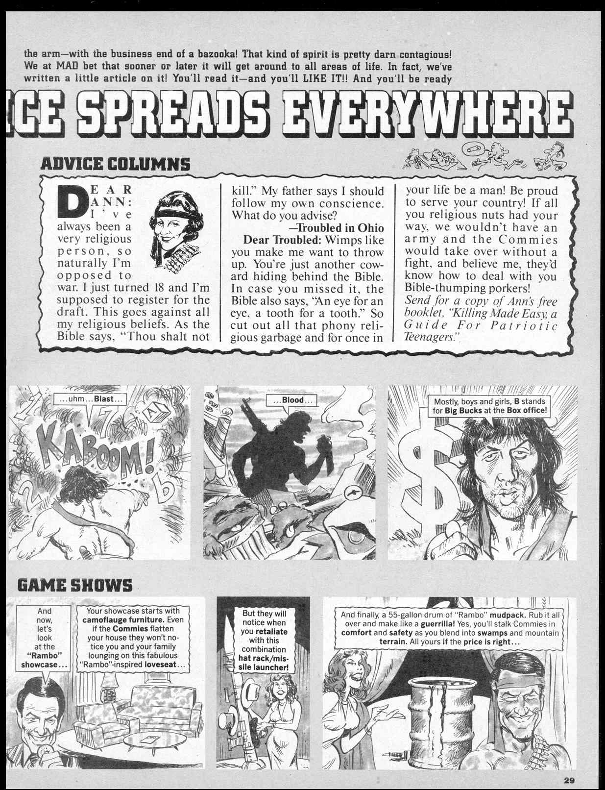 Read online MAD comic -  Issue #264 - 31