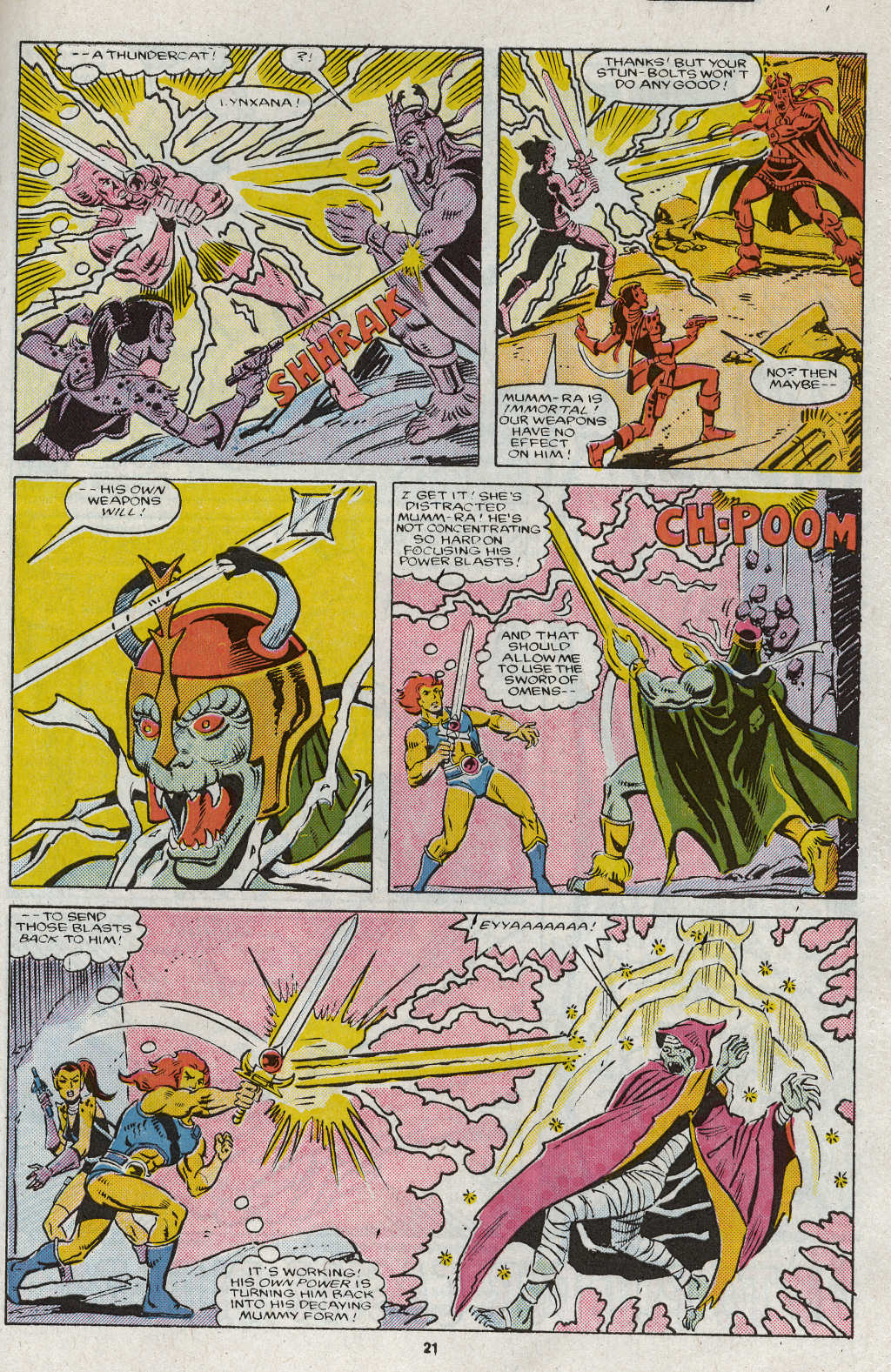 Read online ThunderCats (1985) comic -  Issue #4 - 31
