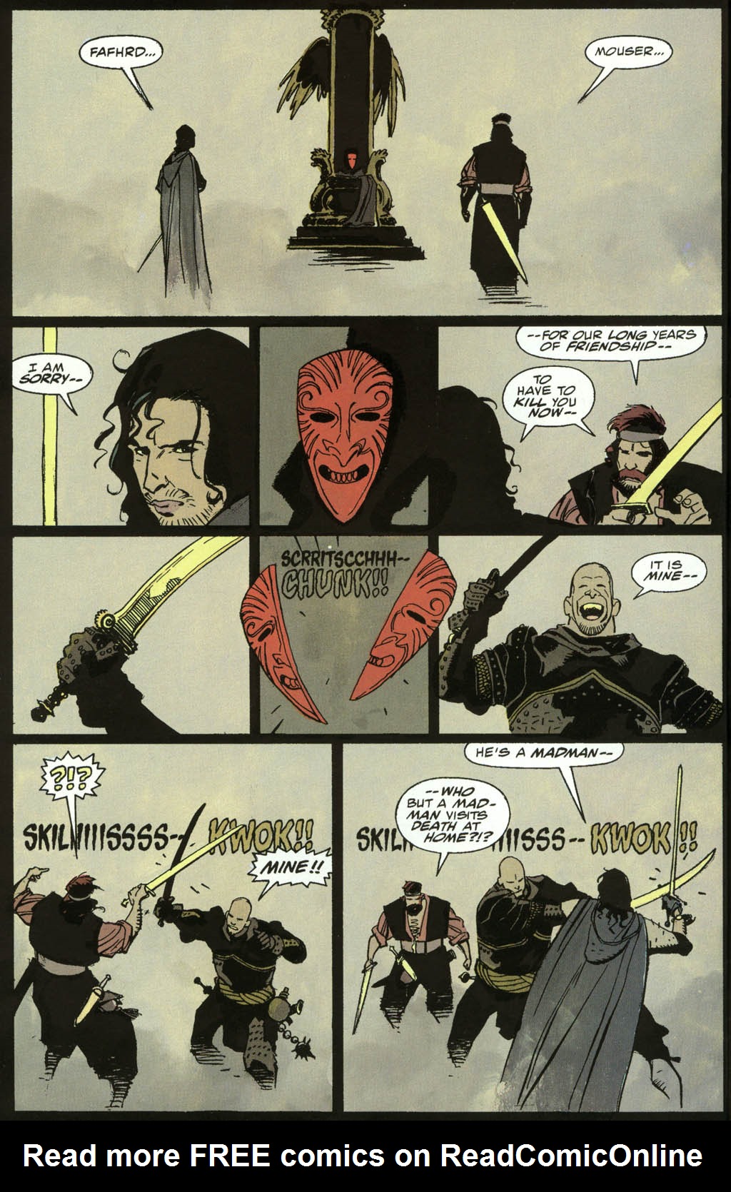 Read online Fafhrd and the Gray Mouser comic -  Issue #3 - 18