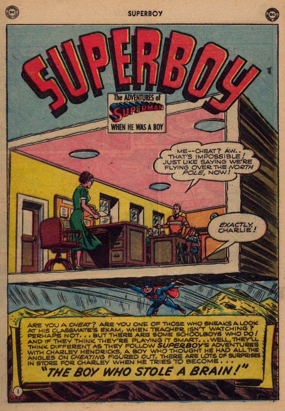Read online Superboy (1949) comic -  Issue #9 - 14