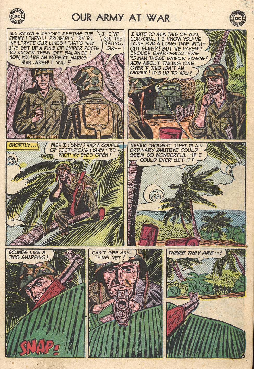 Read online Our Army at War (1952) comic -  Issue #18 - 29