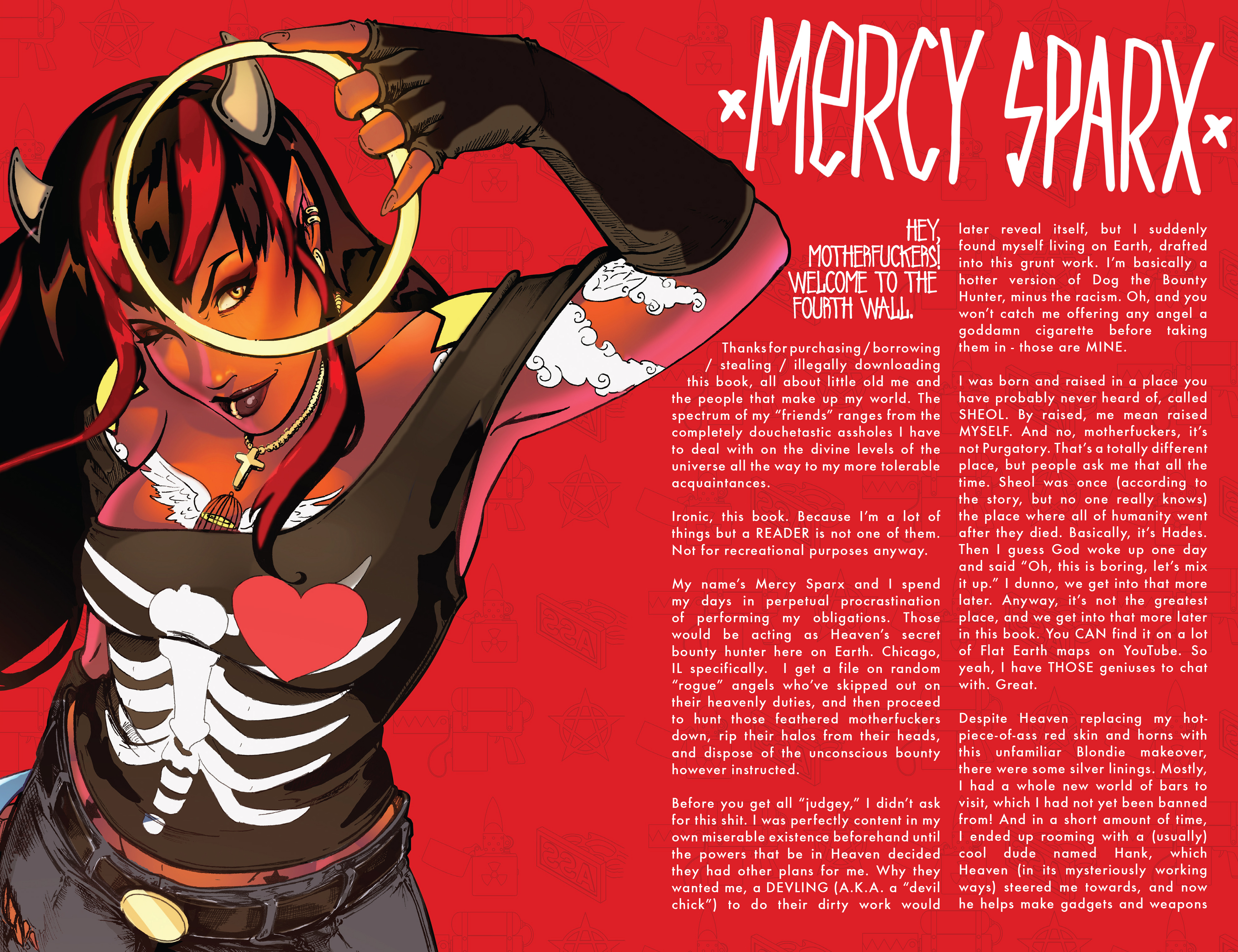 Read online Mercy Sparx (2013) comic -  Issue # _Special - Who The Fuck - 4