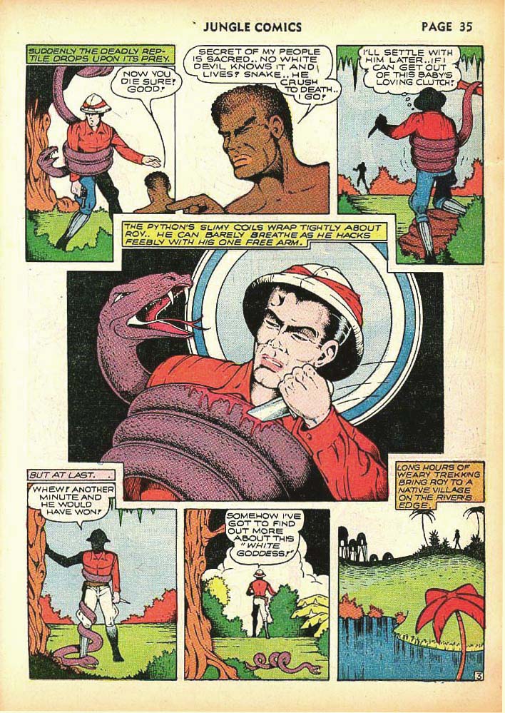 Read online Jungle Comics comic -  Issue #25 - 37