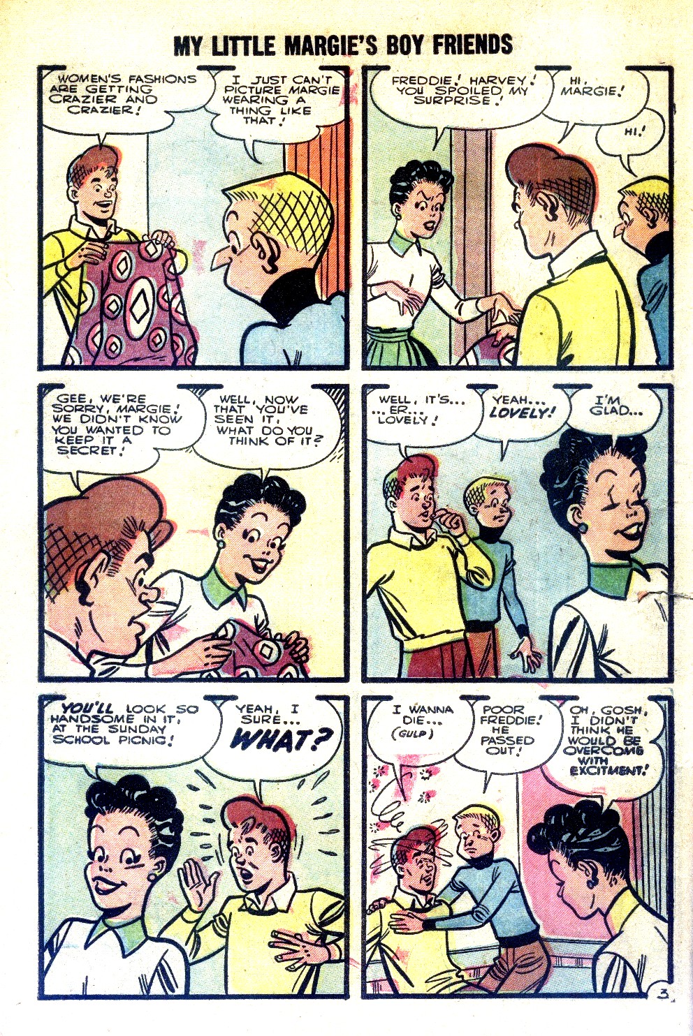 Read online My Little Margie's Boy Friends comic -  Issue #4 - 10