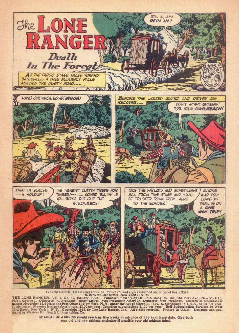 Read online The Lone Ranger (1948) comic -  Issue #55 - 3