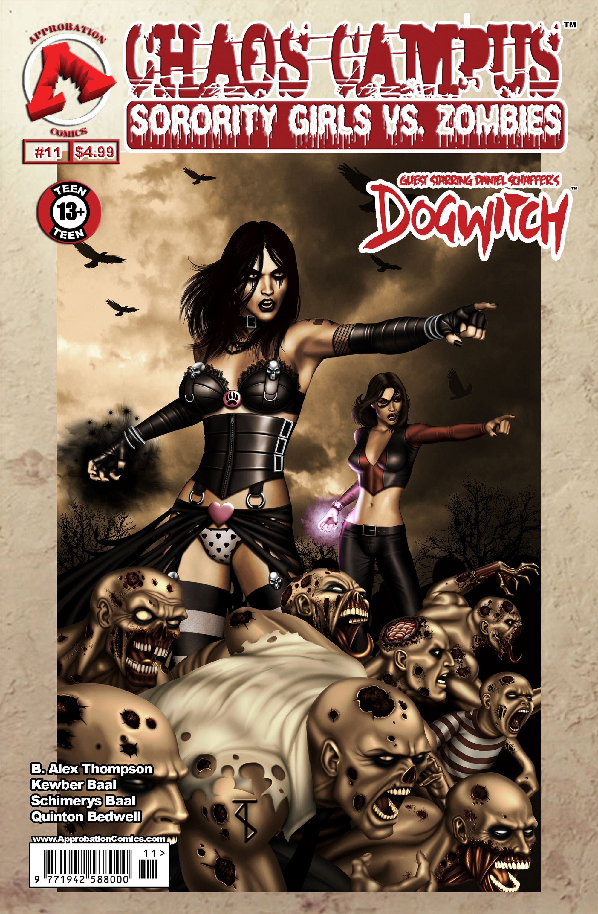 Read online Chaos Campus: Sorority Girls Vs. Zombies comic -  Issue #11 - 1