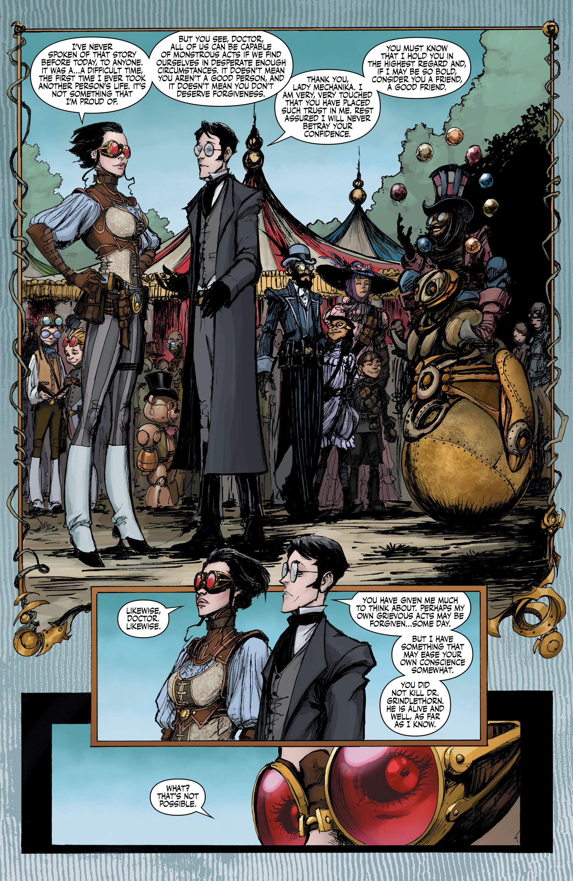 Read online Lady Mechanika: The Monster of The Ministry of Hell comic -  Issue #4 - 11