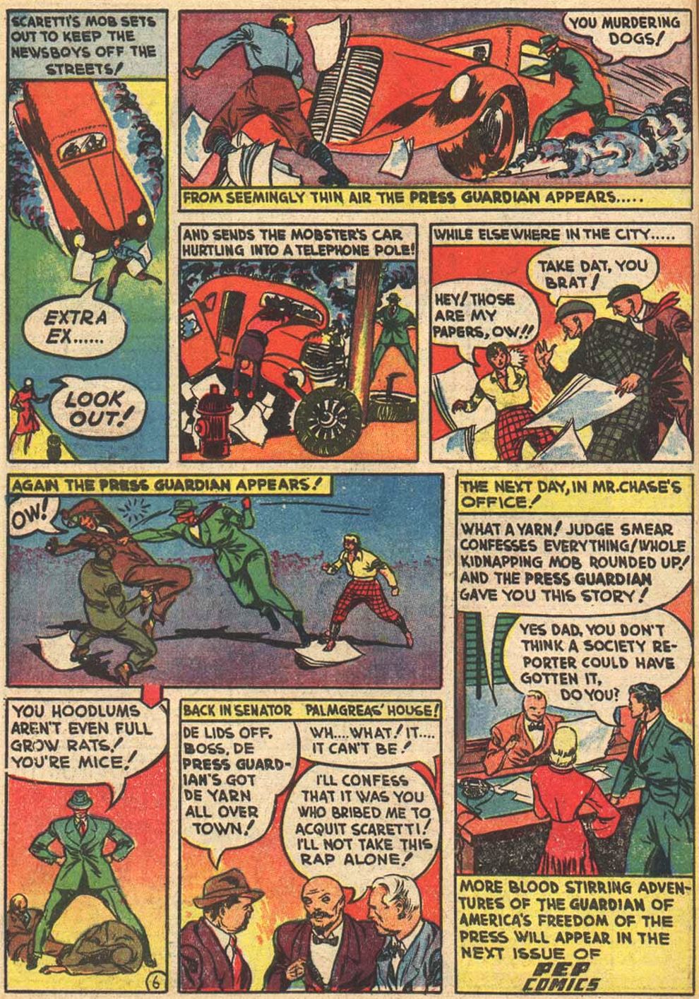 Read online Pep Comics comic -  Issue #5 - 26