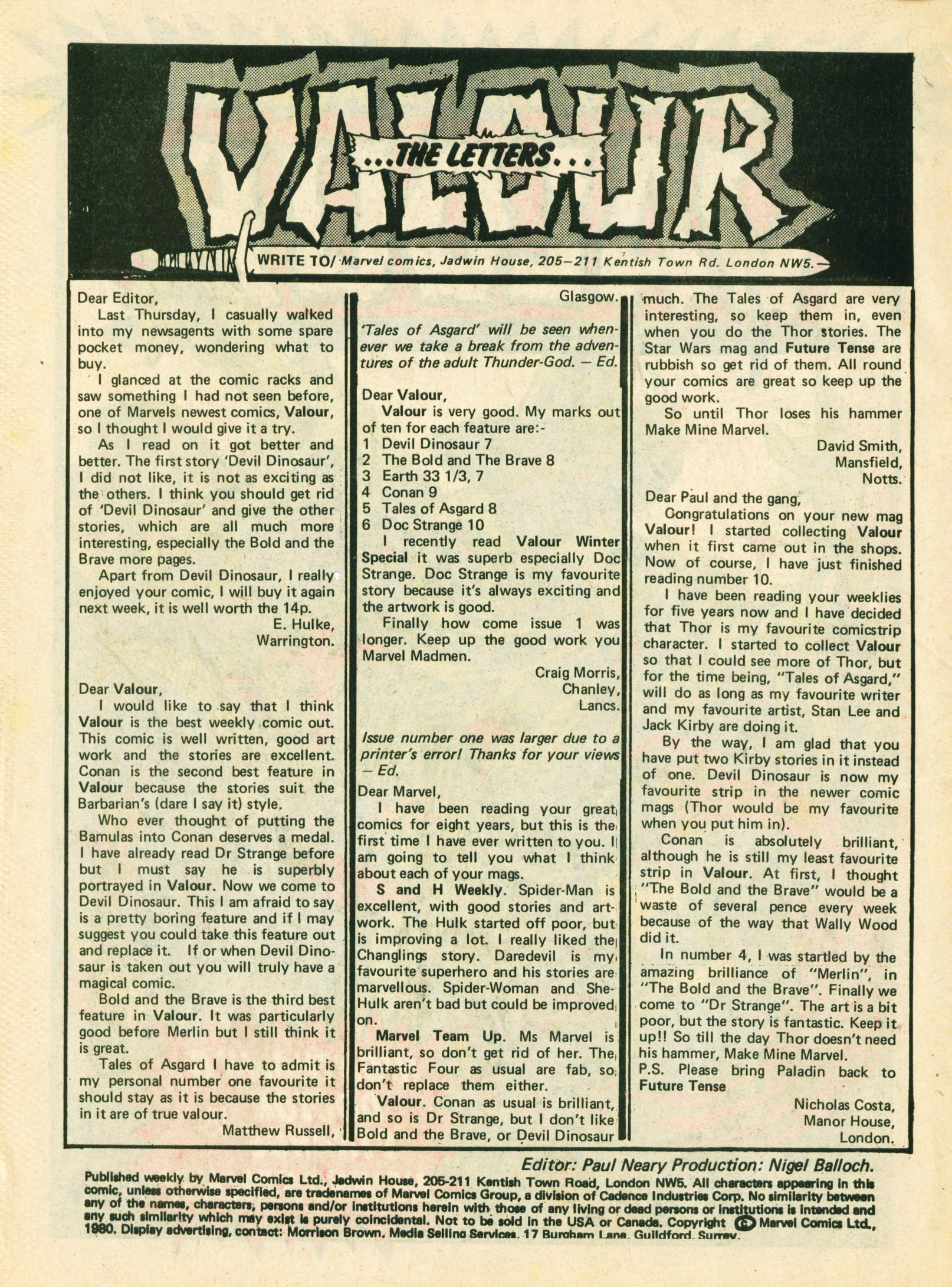 Read online Valour comic -  Issue #15 - 2