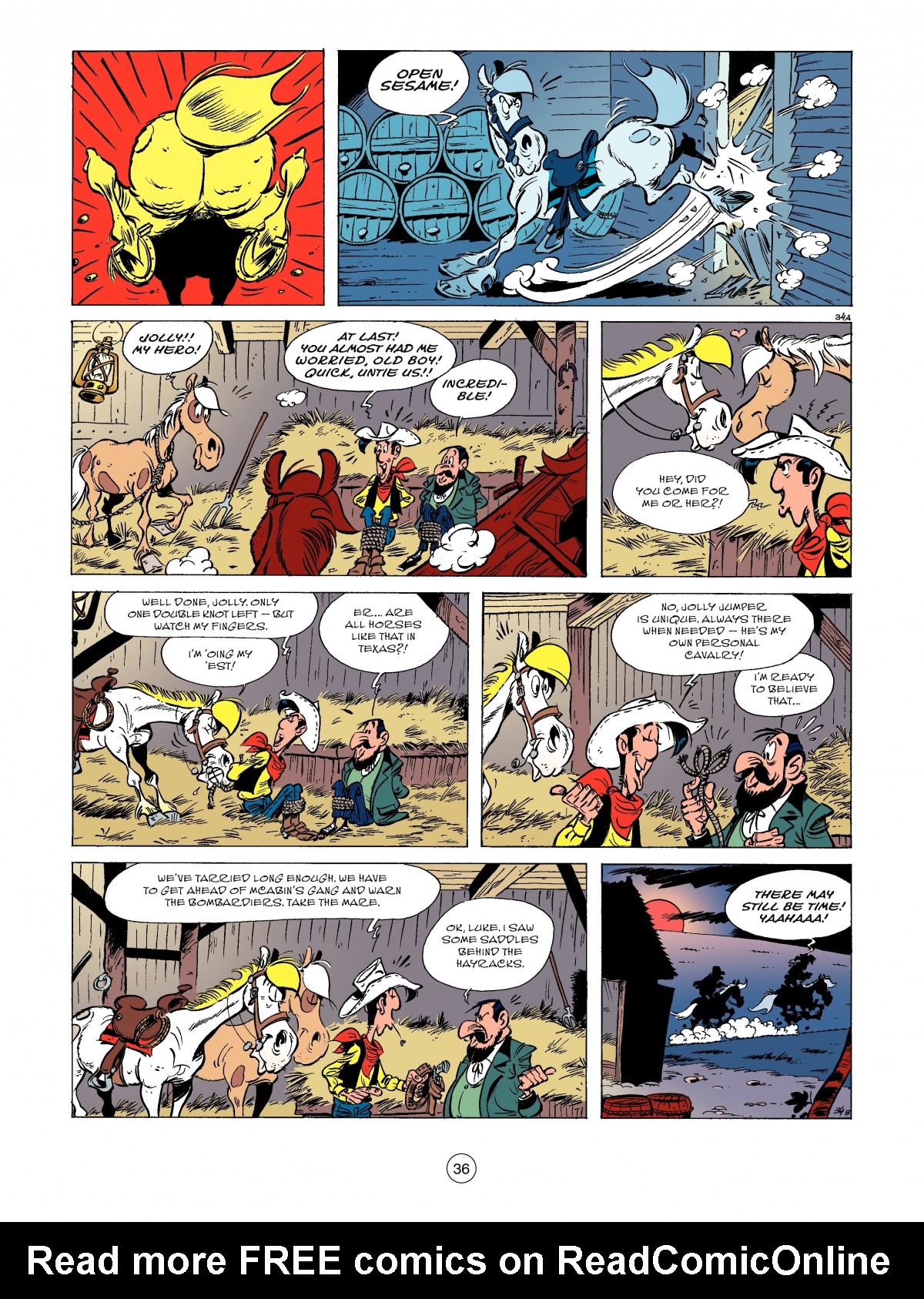 Read online A Lucky Luke Adventure comic -  Issue #52 - 38