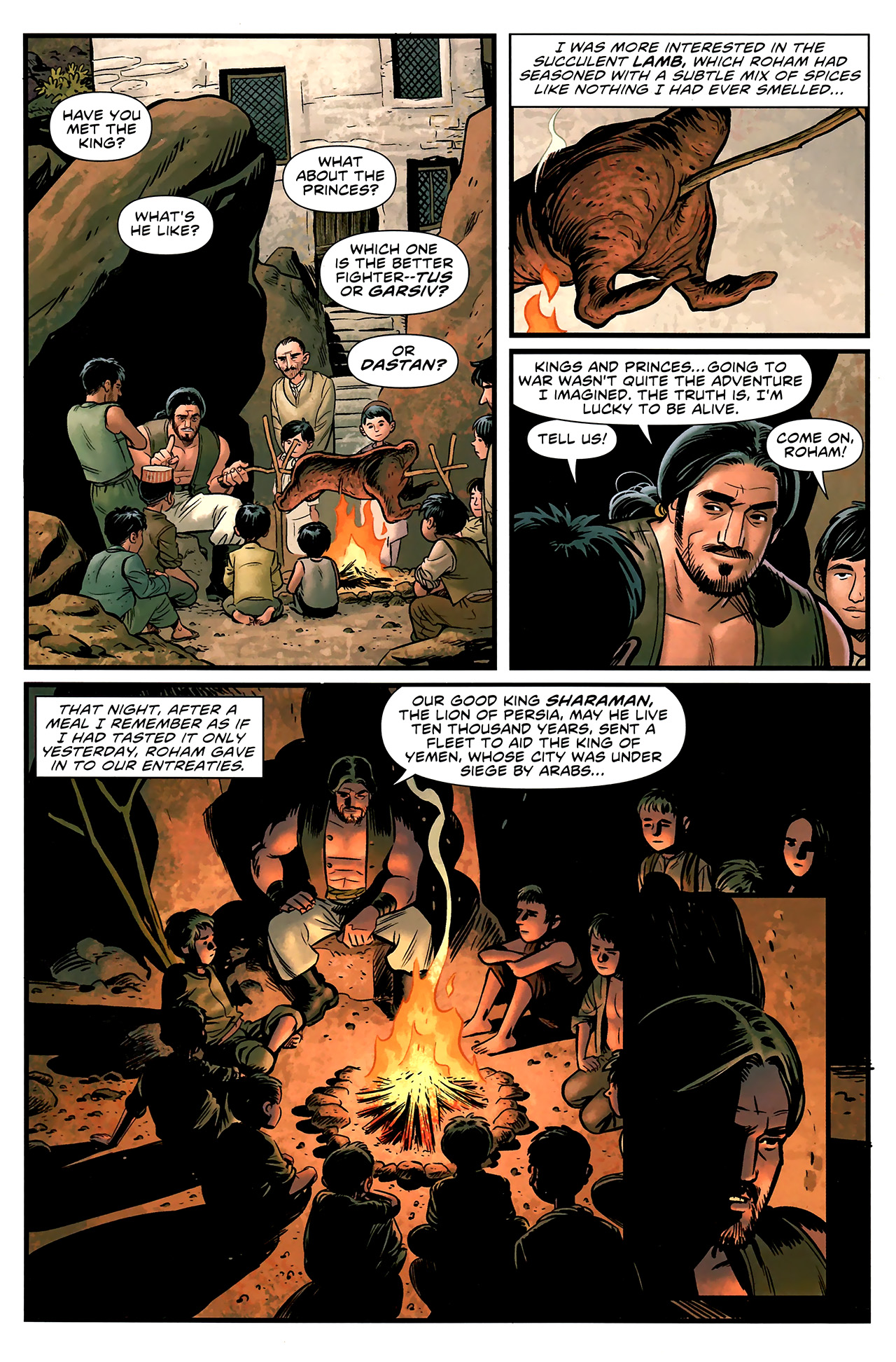 Read online Prince of Persia: Before the Sandstorm comic -  Issue #4 - 5