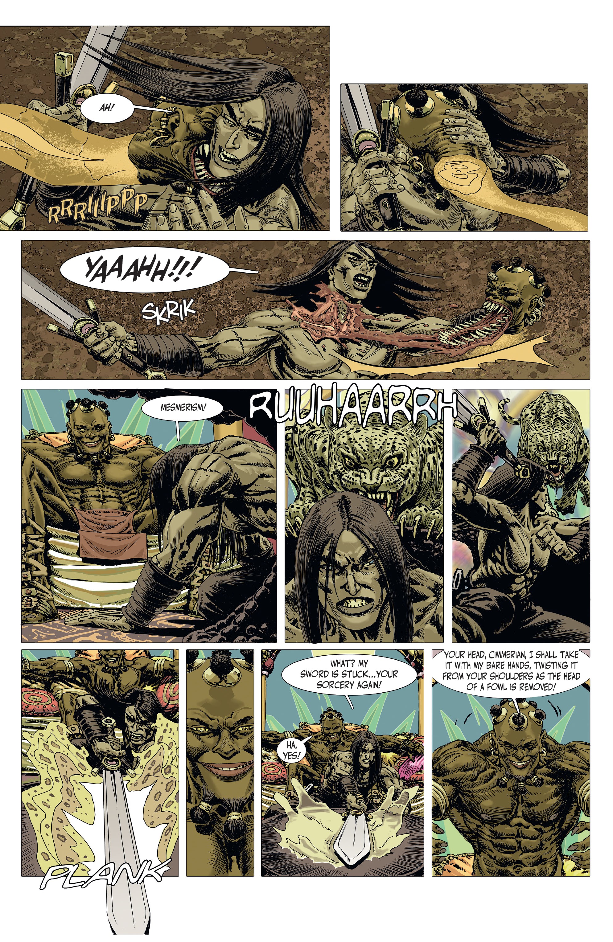Read online The Cimmerian: The Man-Eaters Of Zamboula comic -  Issue #2 - 13