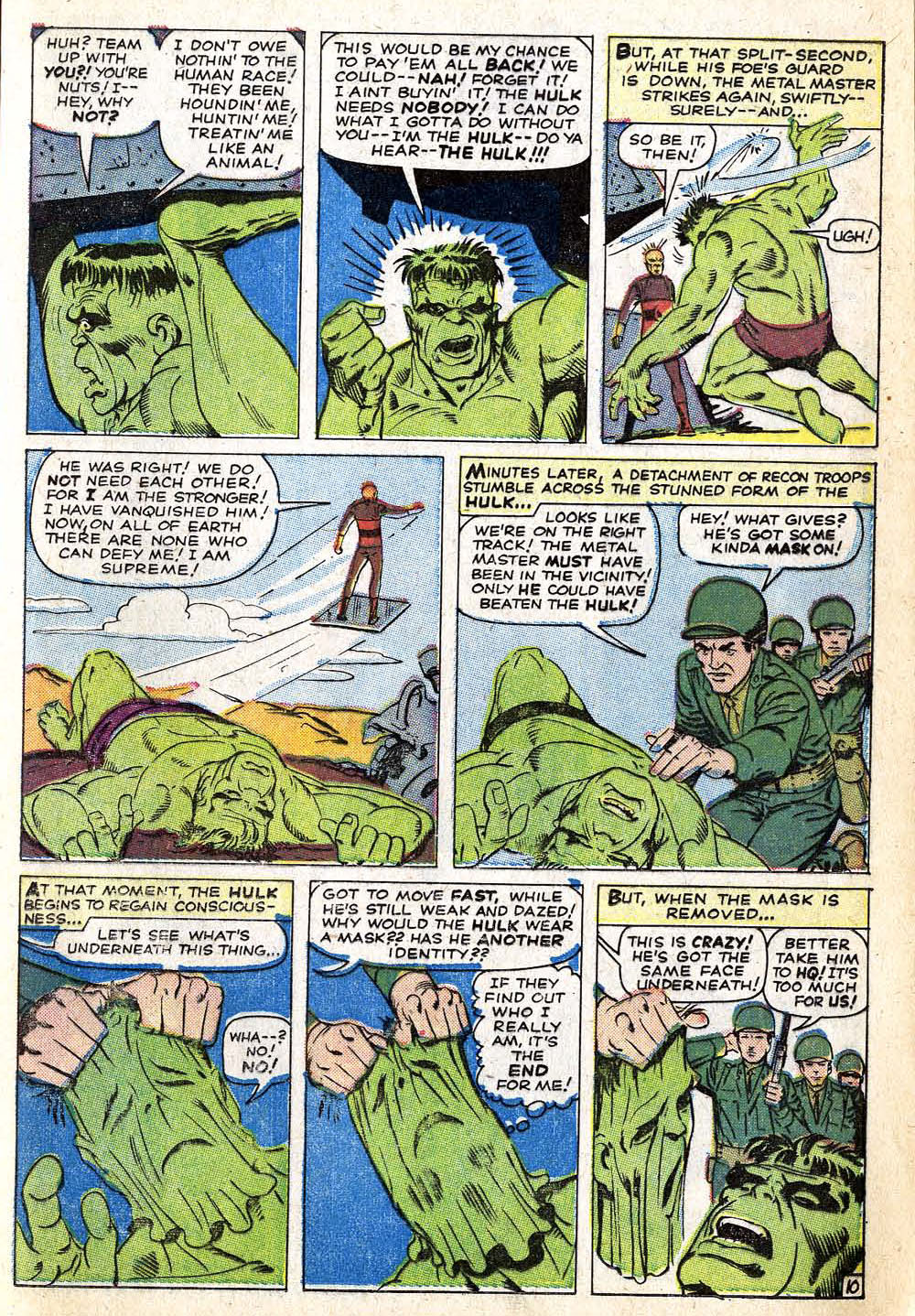 Read online The Incredible Hulk (1962) comic -  Issue #6 - 13