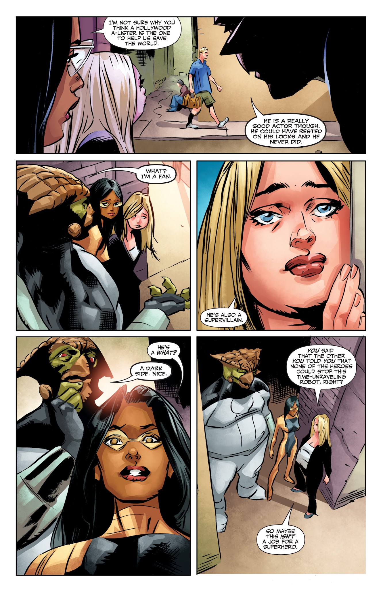 Read online Faith and the Future Force comic -  Issue #4 - 5