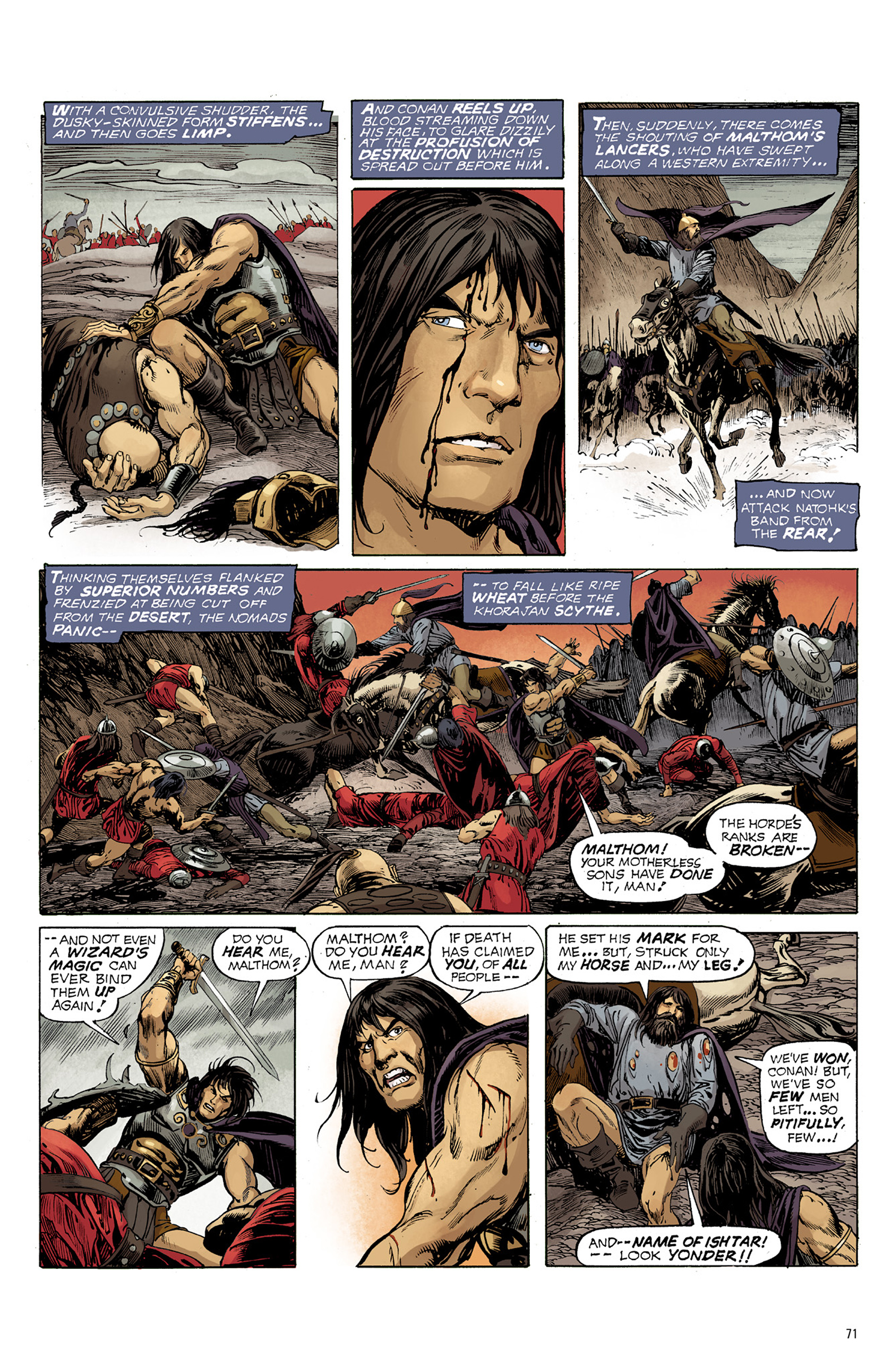 Read online Robert E. Howard's Savage Sword comic -  Issue #9 - 72