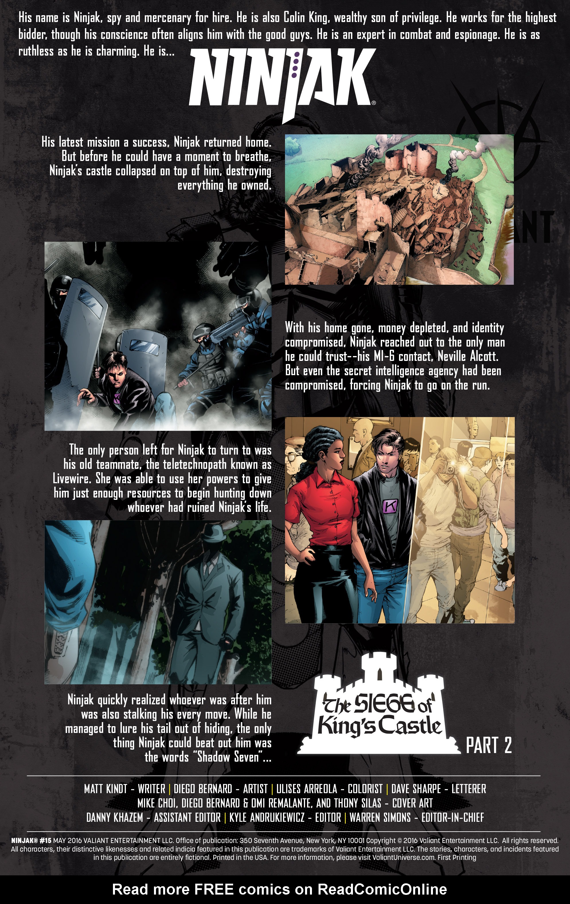 Read online Ninjak (2015) comic -  Issue #15 - 2