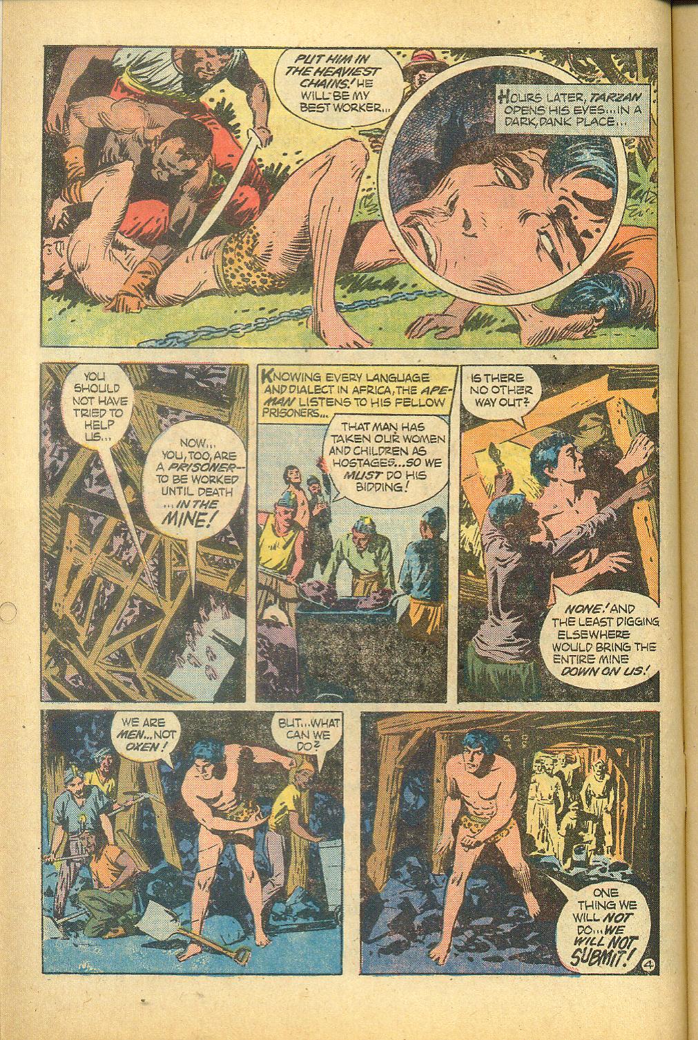 Read online Tarzan (1972) comic -  Issue #215 - 6