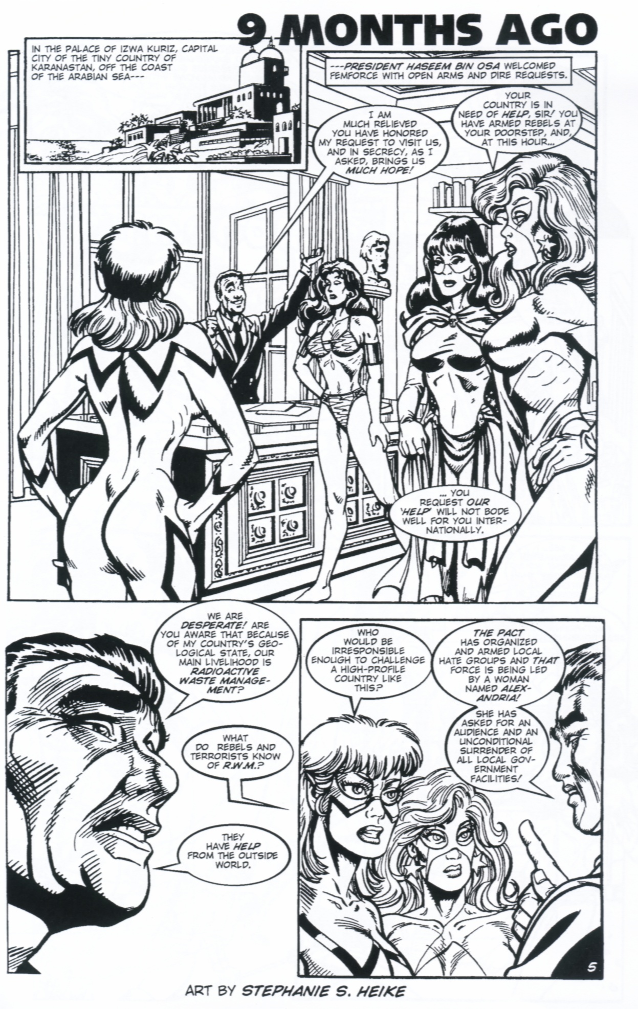 Read online Femforce comic -  Issue #129 - 7