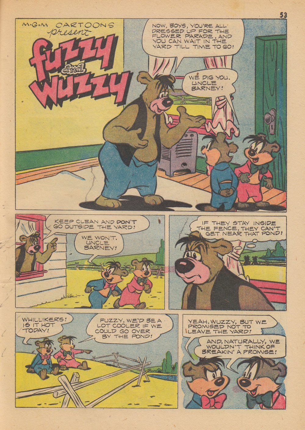 Read online Tom and Jerry's Summer Fun comic -  Issue #1 - 55