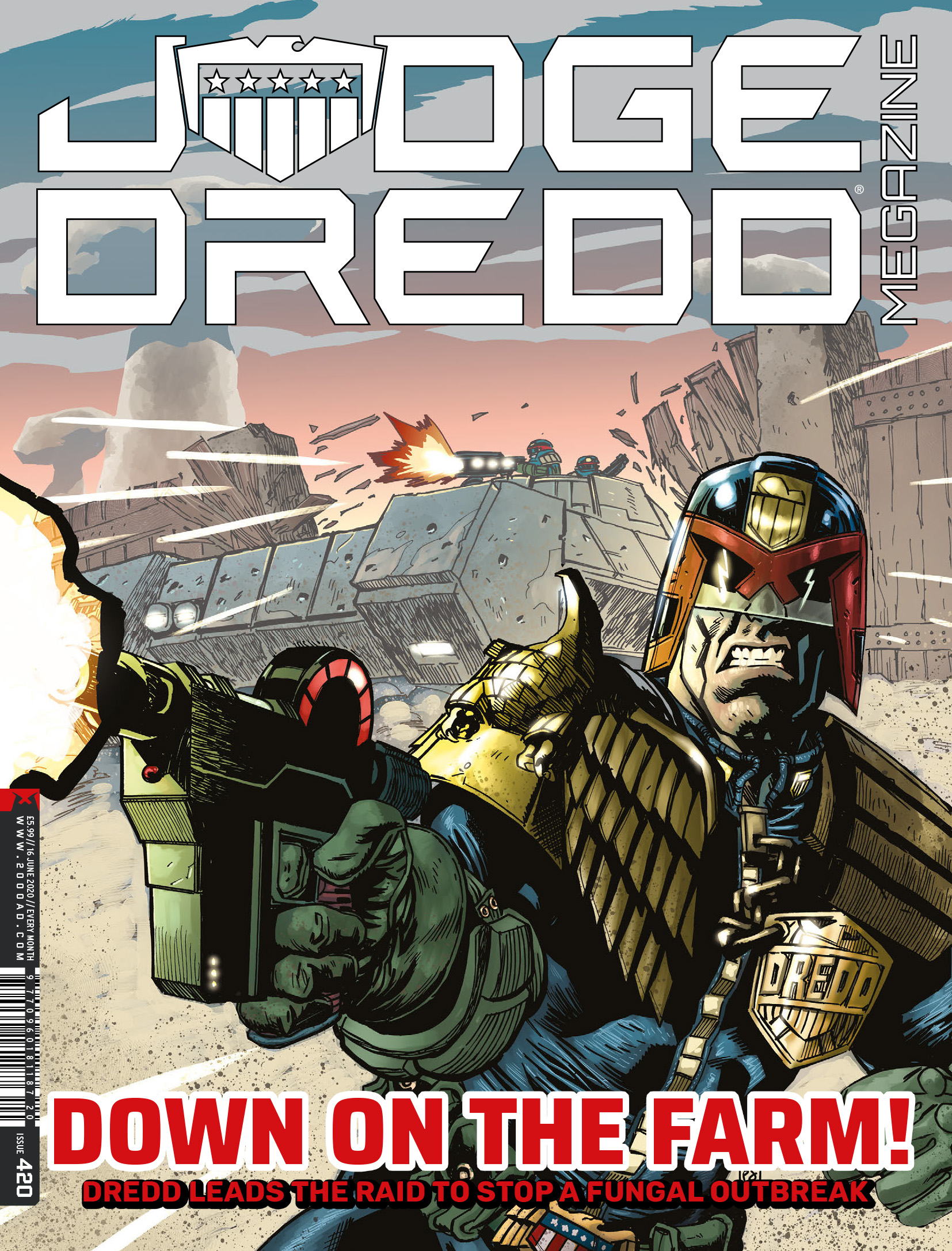 Read online Judge Dredd Megazine (Vol. 5) comic -  Issue #420 - 1