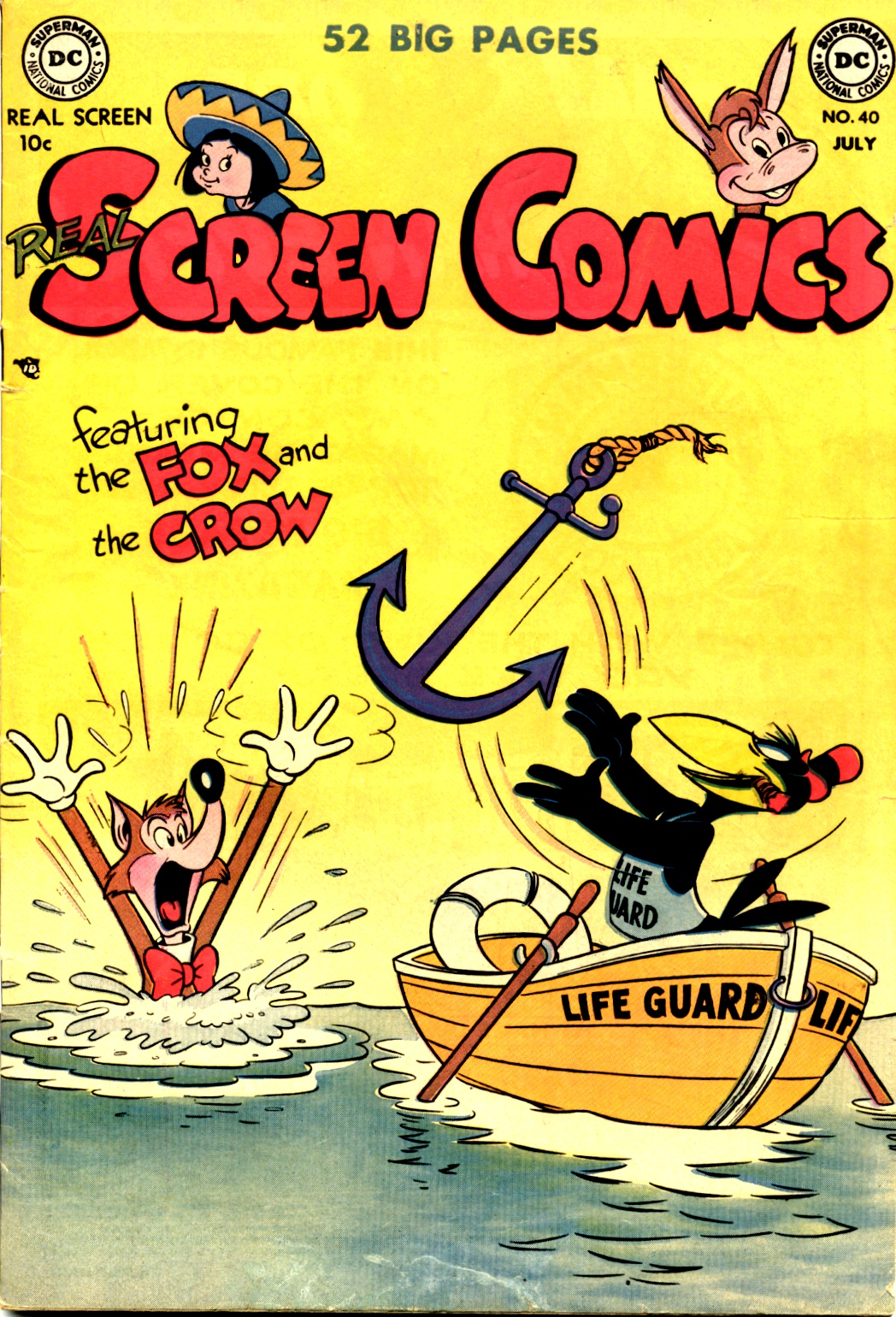 Read online Real Screen Comics comic -  Issue #40 - 1