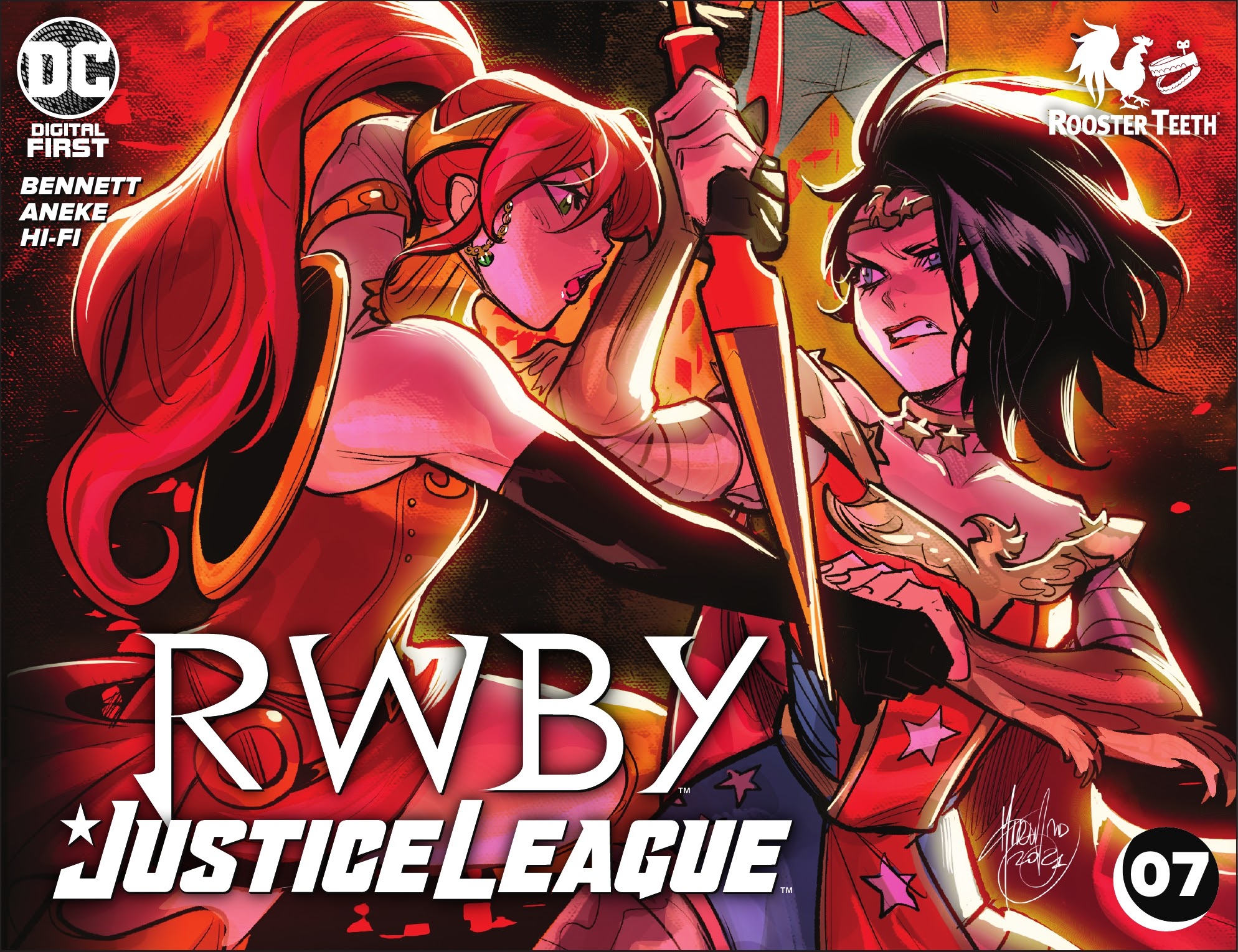 Read online RWBY/Justice League comic -  Issue #7 - 1