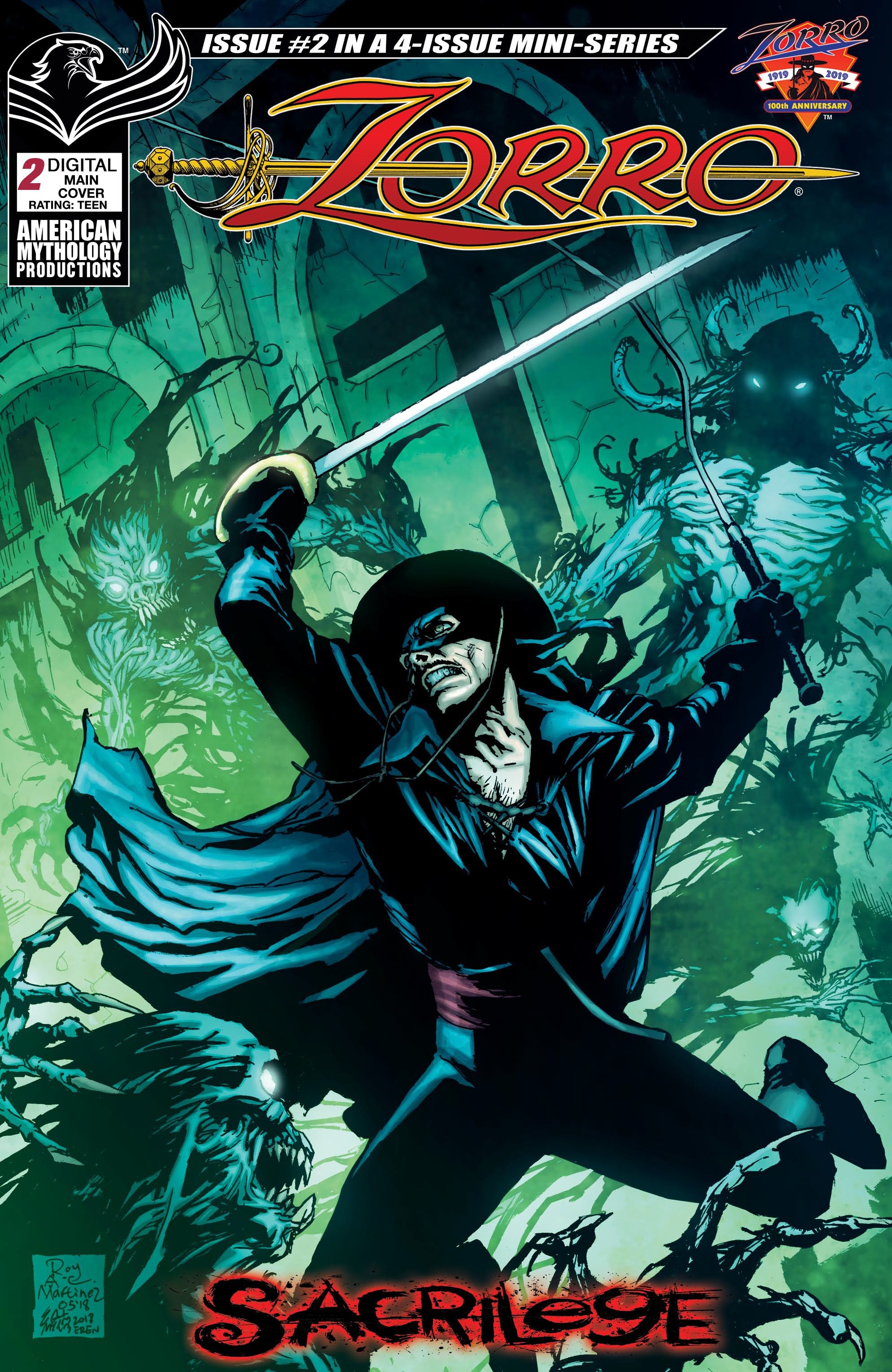Read online Zorro: Sacrilege comic -  Issue #2 - 1