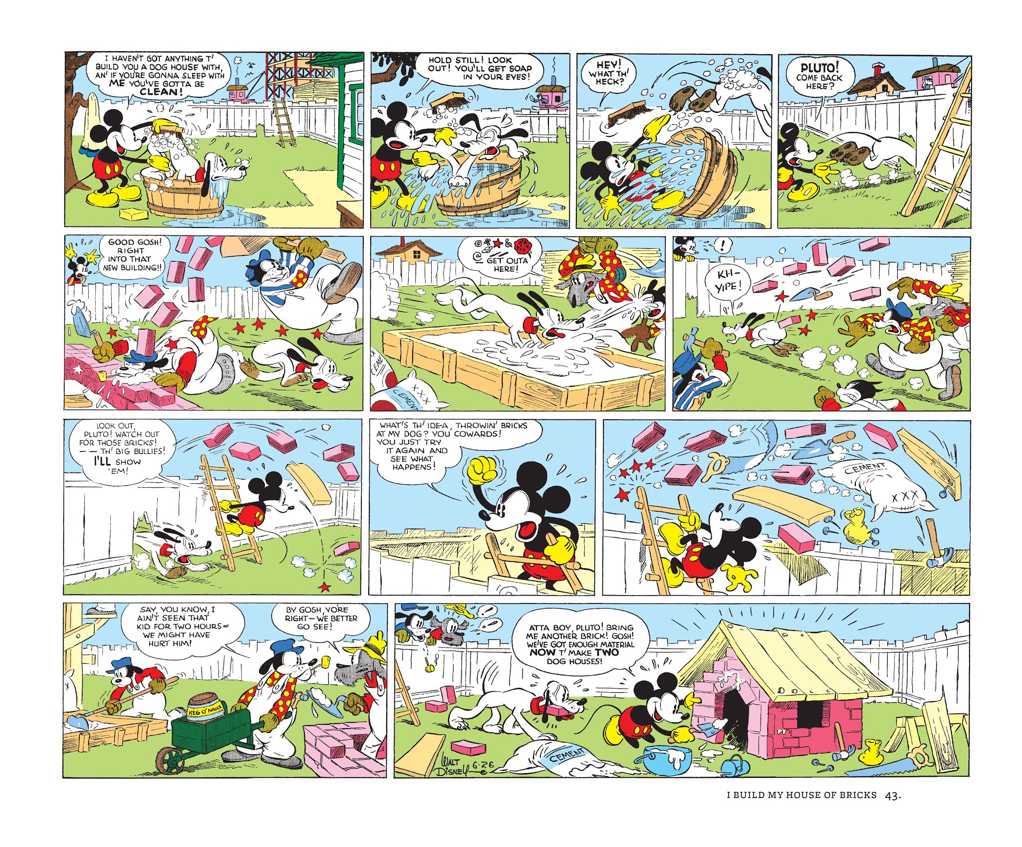 Read online Walt Disney's Mickey Mouse Color Sundays comic -  Issue # TPB 1 (Part 1) - 43