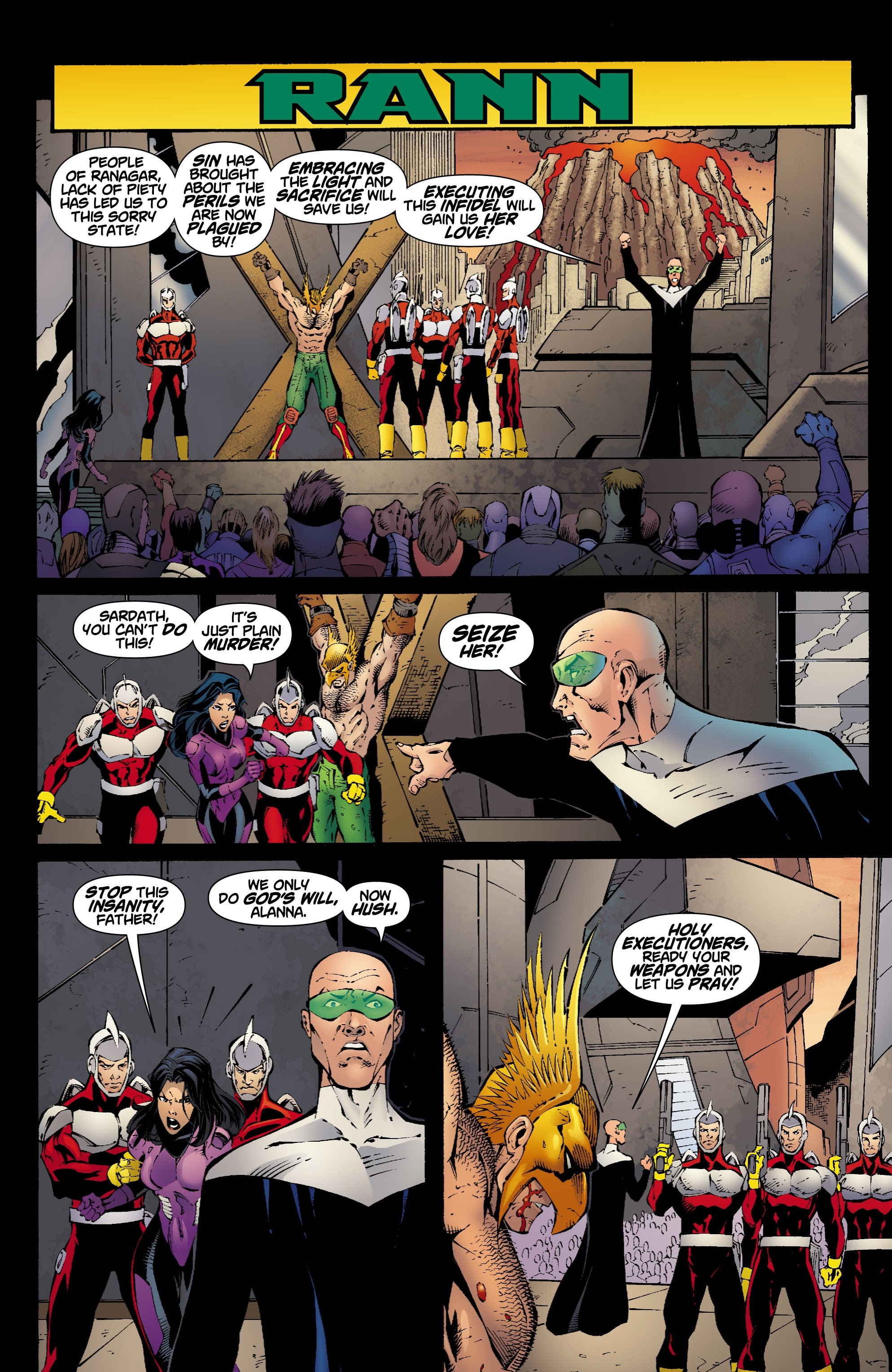 Read online Rann/Thanagar Holy War comic -  Issue #4 - 17