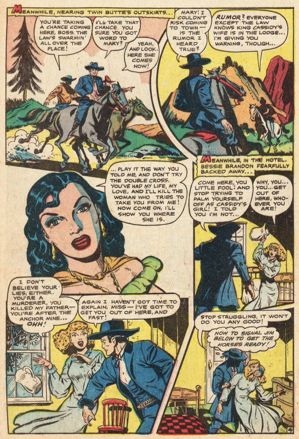 Read online Cowgirl Romances (1950) comic -  Issue #5 - 29