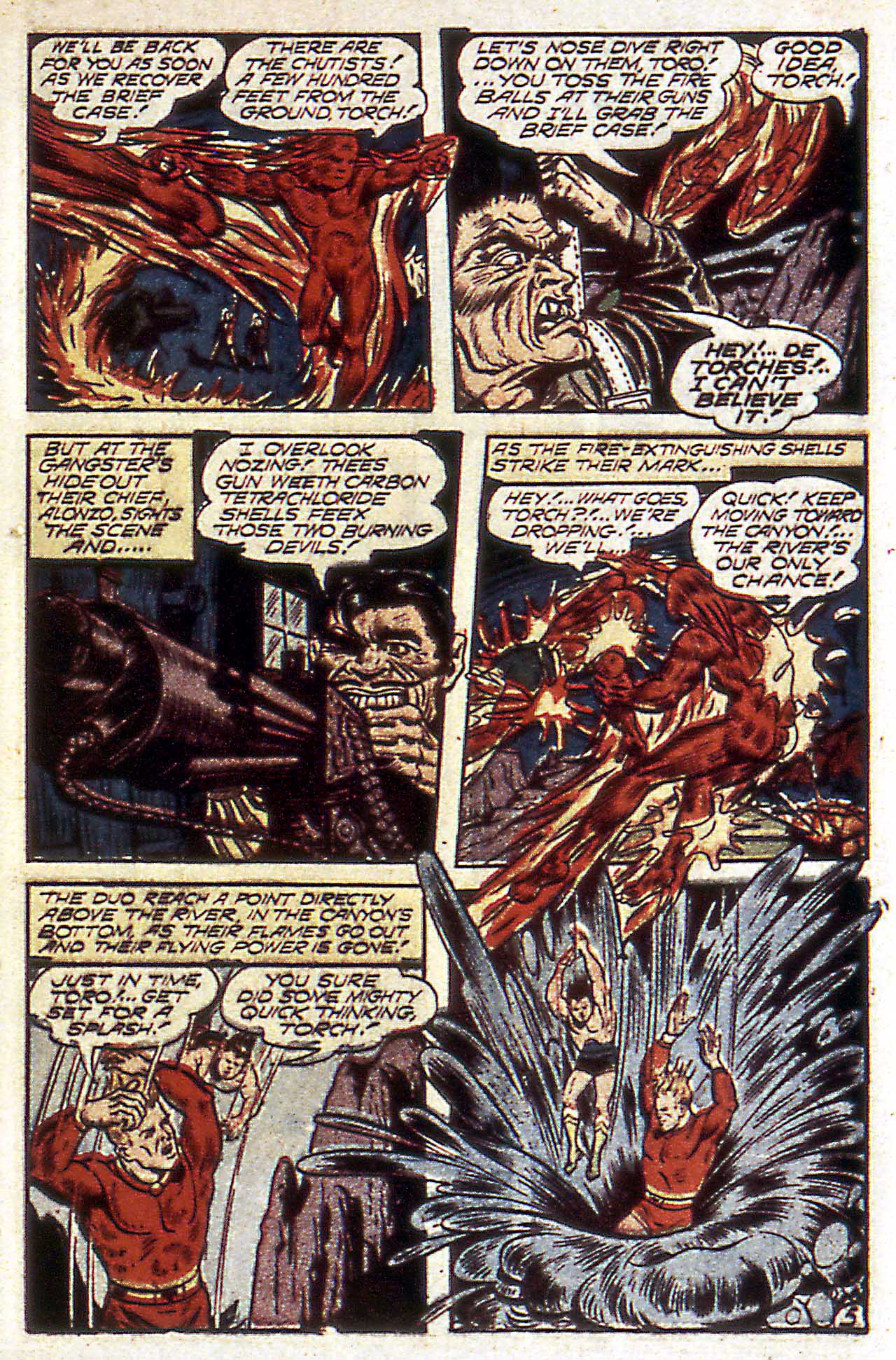 Read online The Human Torch (1940) comic -  Issue #18 - 18