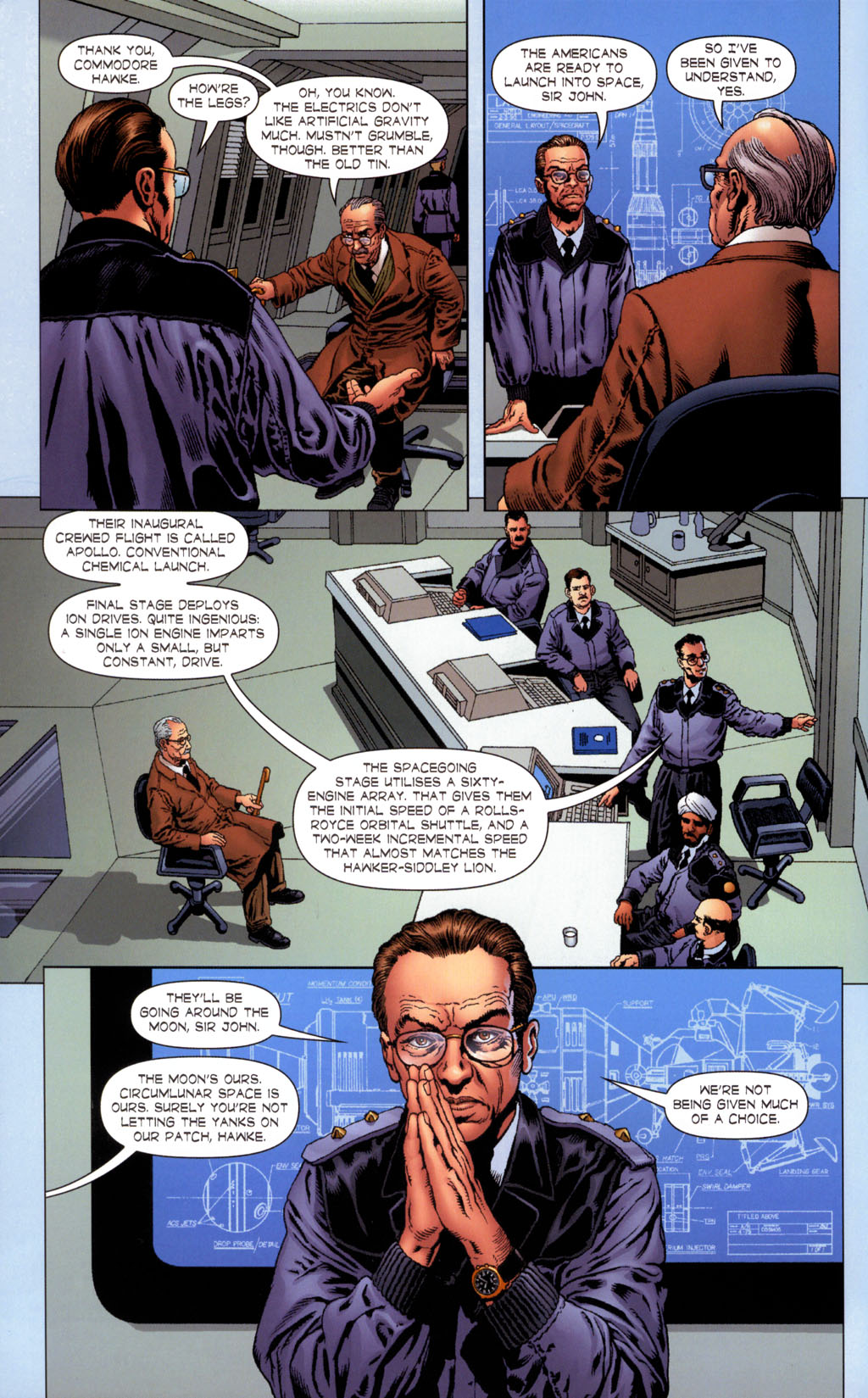 Read online Ministry of Space comic -  Issue #3 - 4