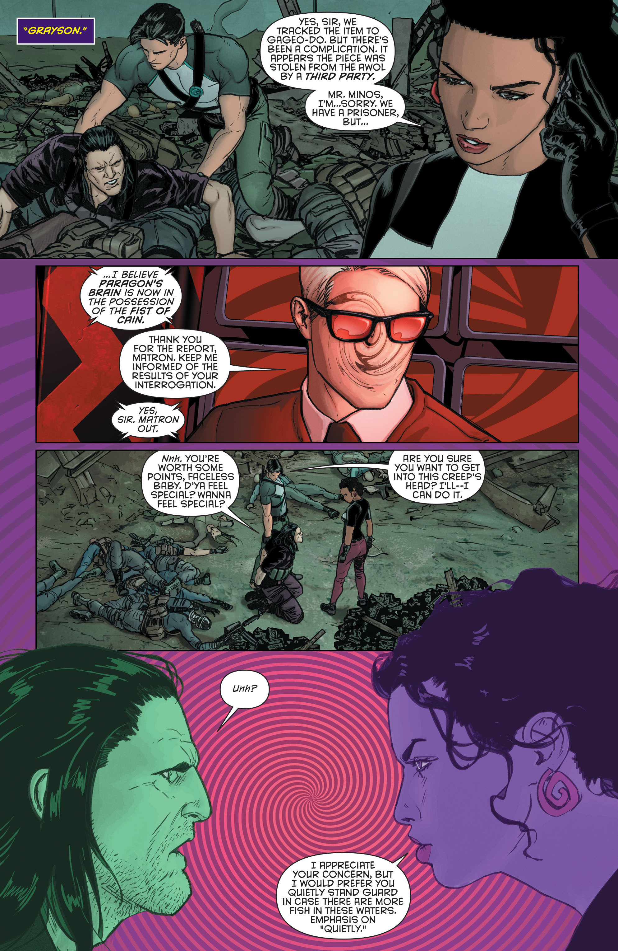 Read online Grayson comic -  Issue #6 - 6