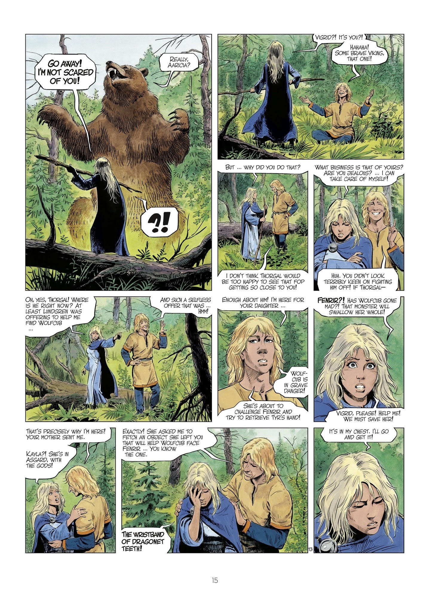 Read online The World of Thorgal: Wolfcub comic -  Issue #2 - 17