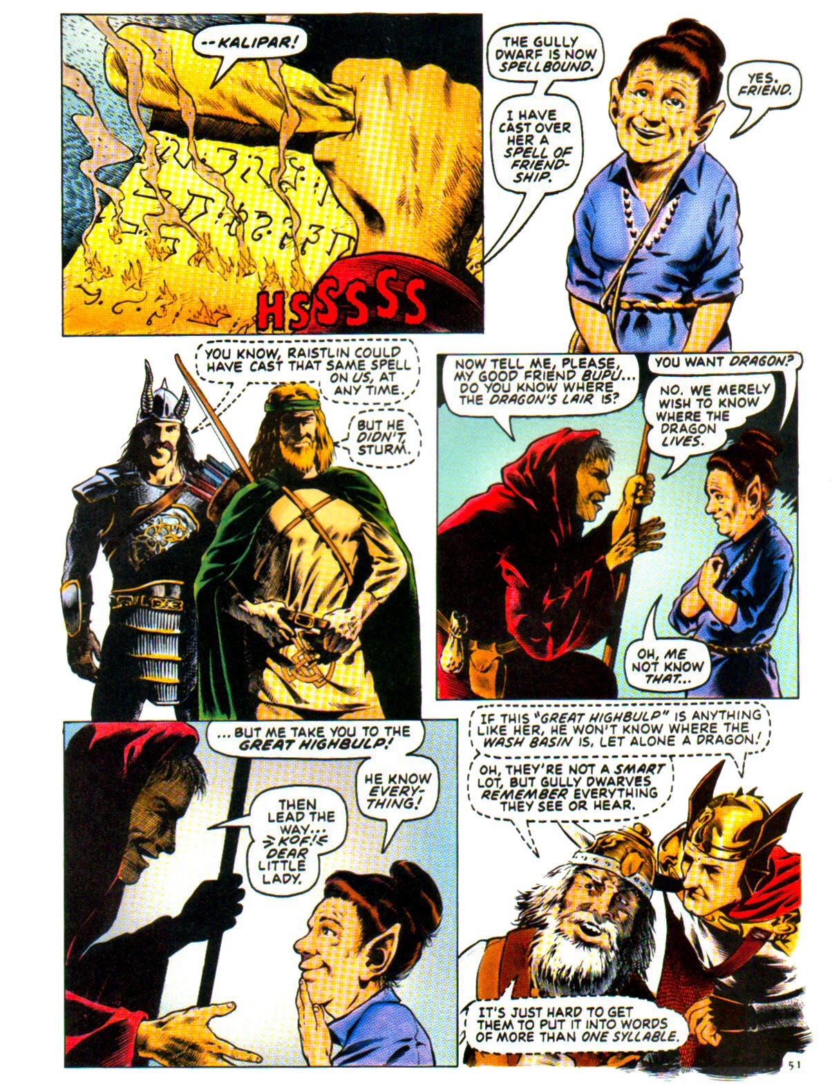 Read online Dragonlance Saga comic -  Issue #1 - 54