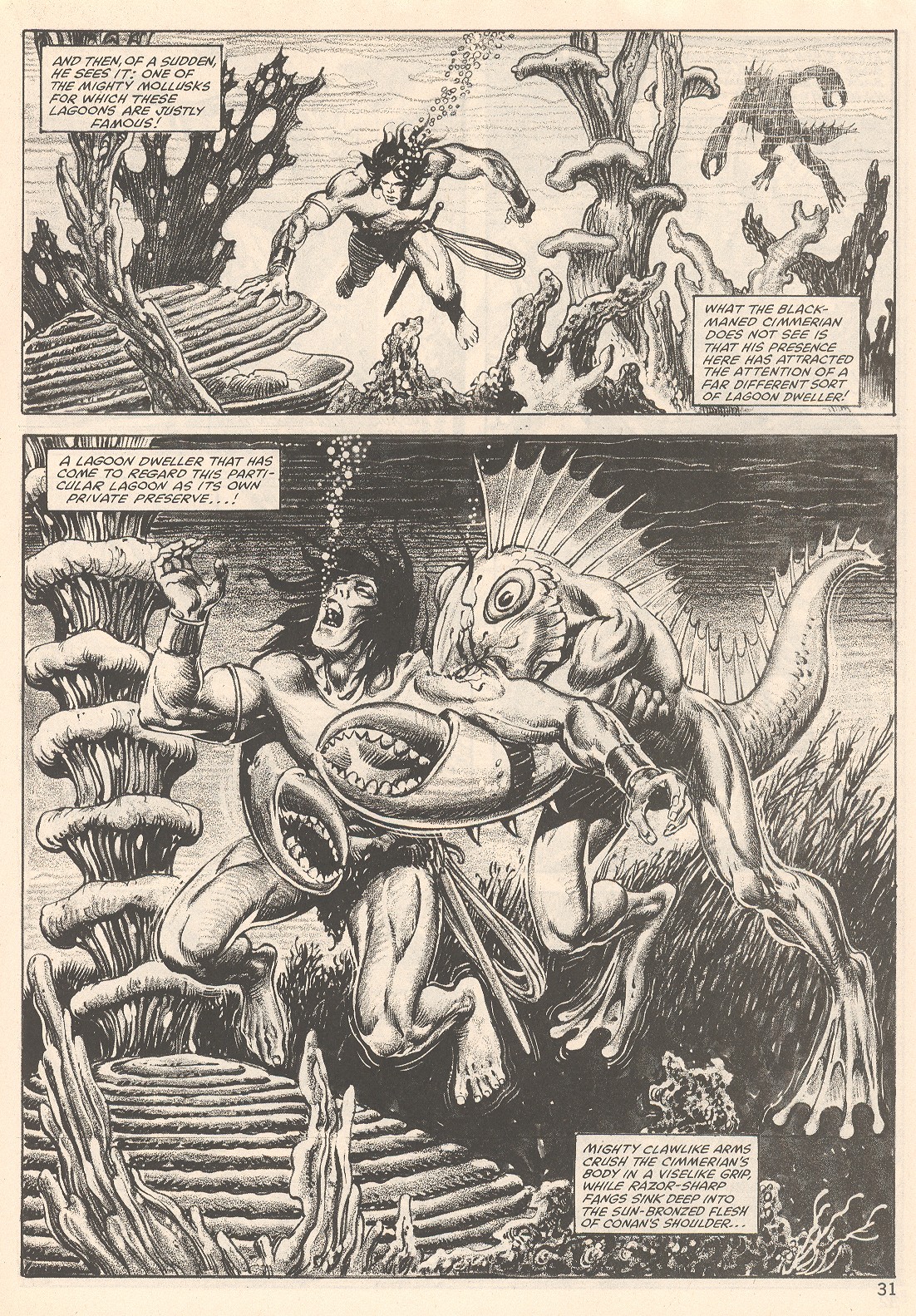 Read online The Savage Sword Of Conan comic -  Issue #80 - 31