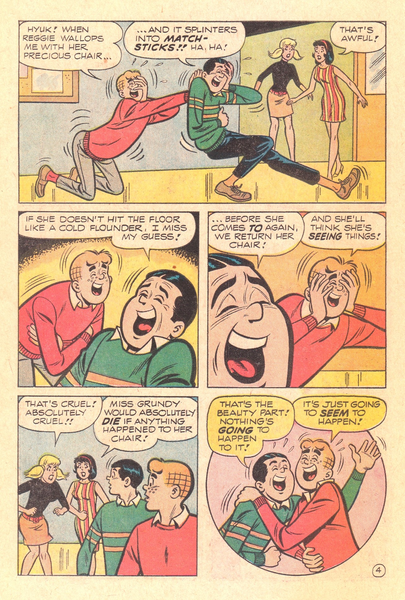 Read online Reggie and Me (1966) comic -  Issue #29 - 6