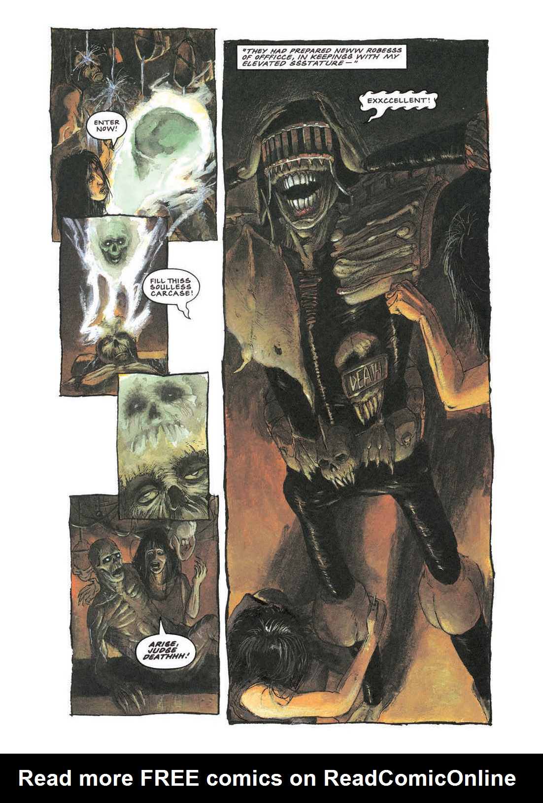 Read online Judge Death comic -  Issue # TPB Young Death - Boyhood of a Superfiend - 70
